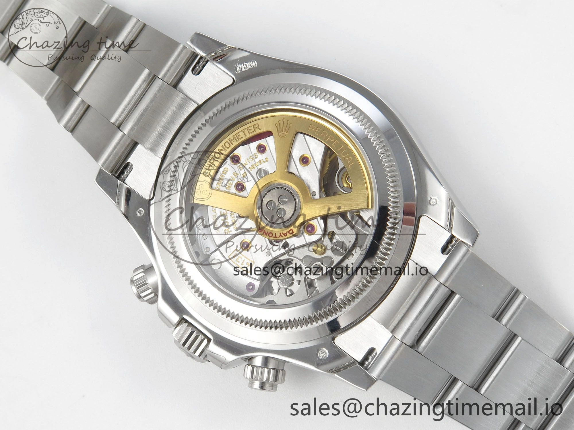 Daytona 126506 VSF 1:1 Best Edition 904L Steel Ice Blue Crystal Dial on SS Braclet VS4131 V2 (Weighted)