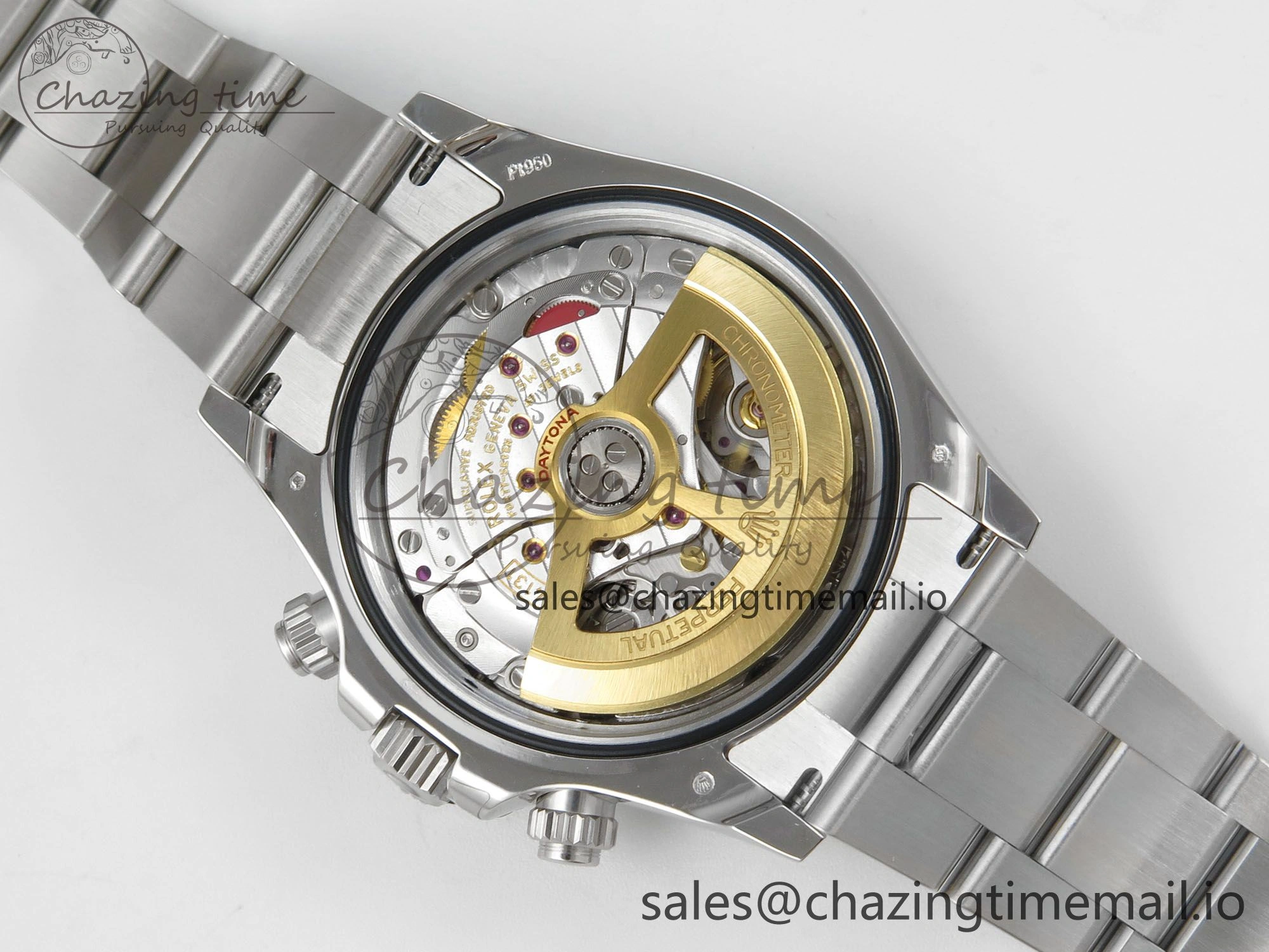 Daytona 126506 VSF 1:1 Best Edition 904L Steel Ice Blue Crystal Dial on SS Braclet VS4131 V2 (Weighted)