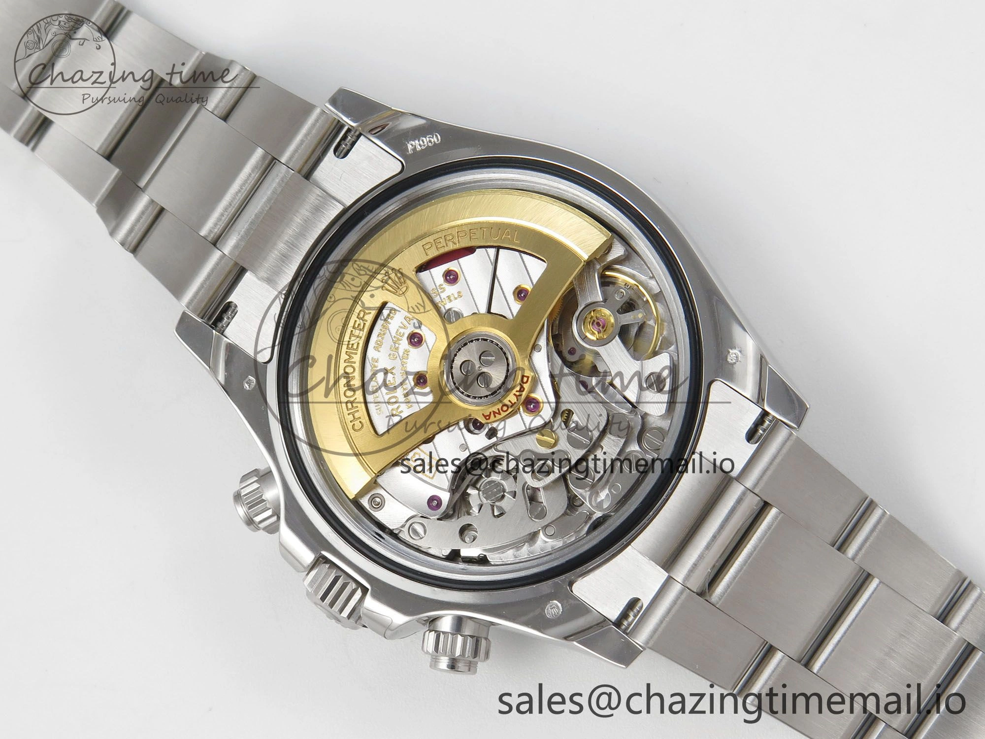 Daytona 126506 VSF 1:1 Best Edition 904L Steel Ice Blue Crystal Dial on SS Braclet VS4131 V2 (Weighted)