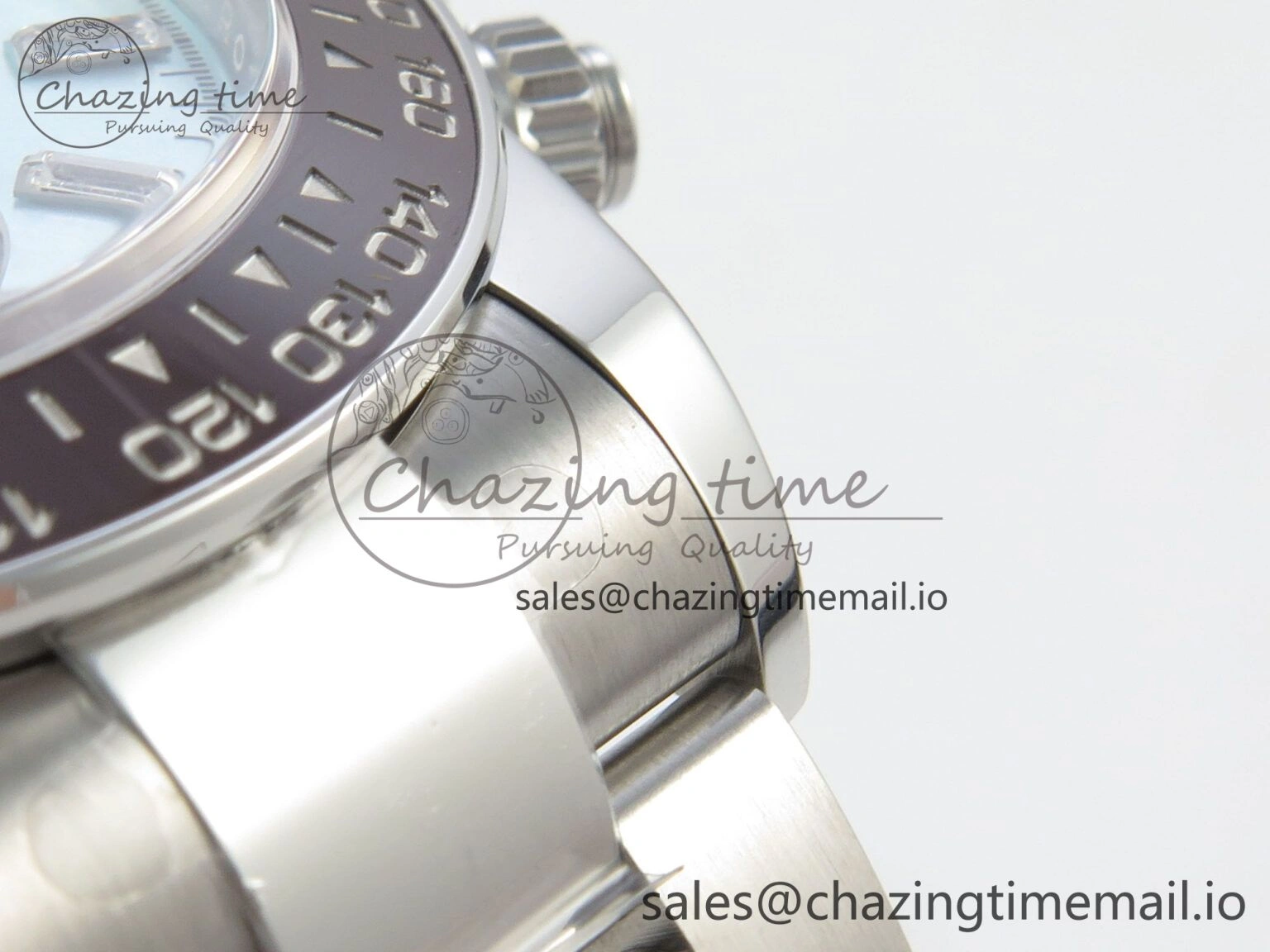 Daytona 126506 VSF 1:1 Best Edition 904L Steel Ice Blue Crystal Dial on SS Braclet VS4131 V2 (Weighted)