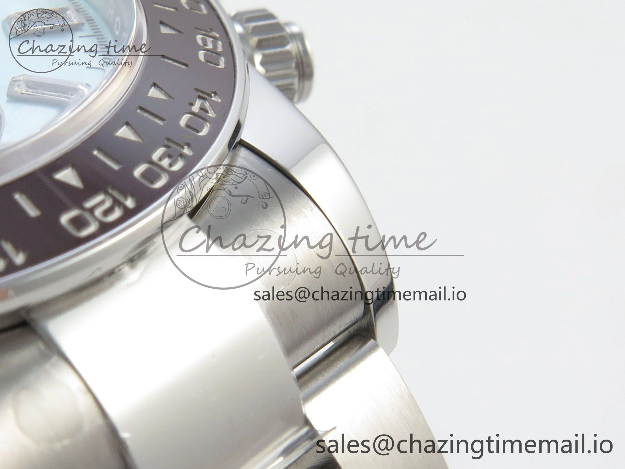 Daytona 126506 VSF 1:1 Best Edition 904L Steel Ice Blue Crystal Dial on SS Braclet VS4131 V2 (Weighted)