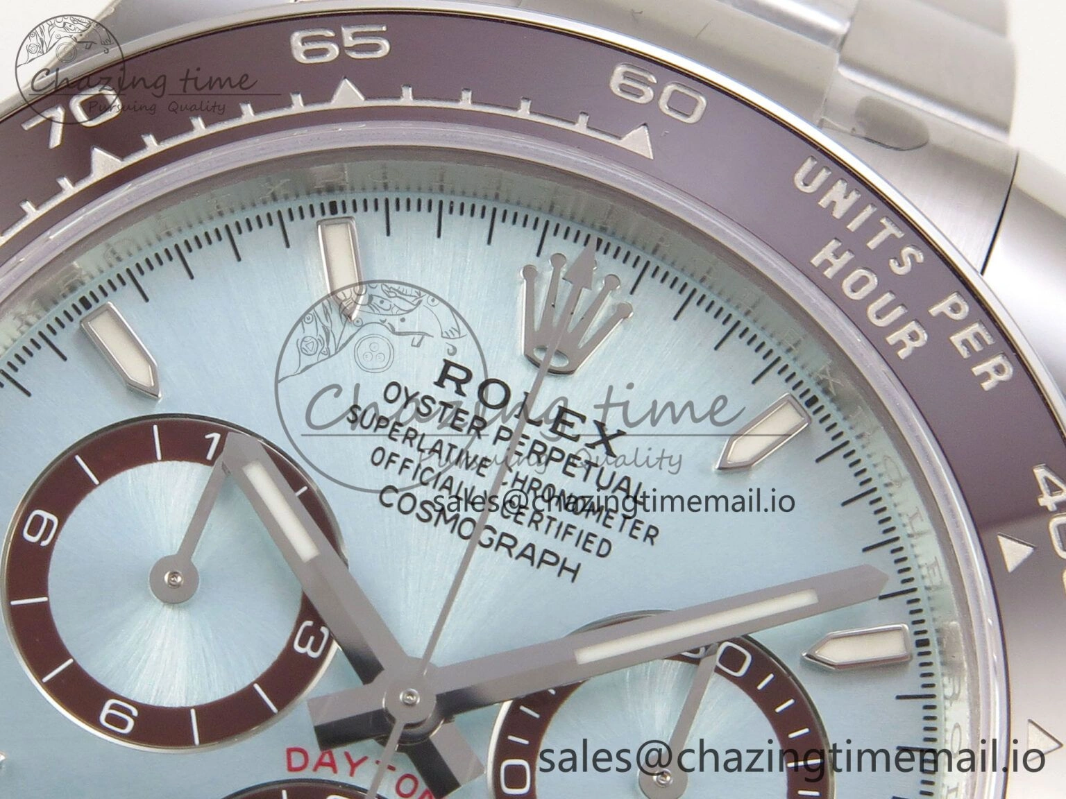 Daytona 126506 VSF 1:1 Best Edition 904L Steel Ice Blue Dial on SS Braclet VS4131 V2 (Weighted)