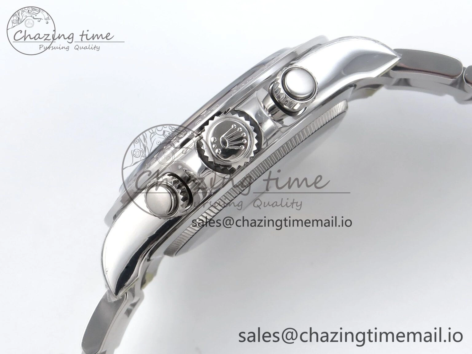 Daytona 126506 VSF 40mm SS 1:1 Best Edition Ice Blue Diamonds Dial on SS Bracelet SA4131 Super Clone