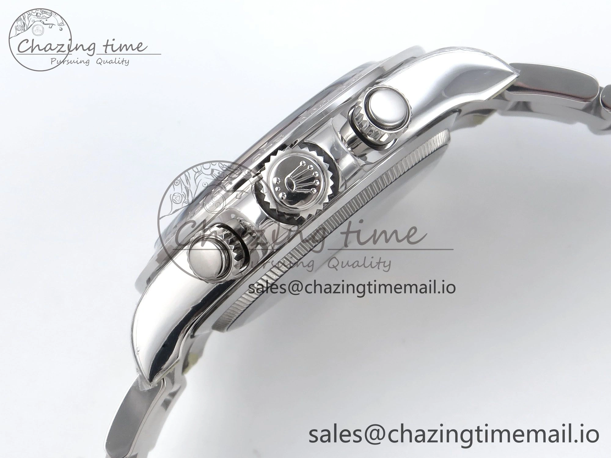 Daytona 126506 VSF 40mm SS 1:1 Best Edition Ice Blue Diamonds Dial on SS Bracelet SA4131 Super Clone
