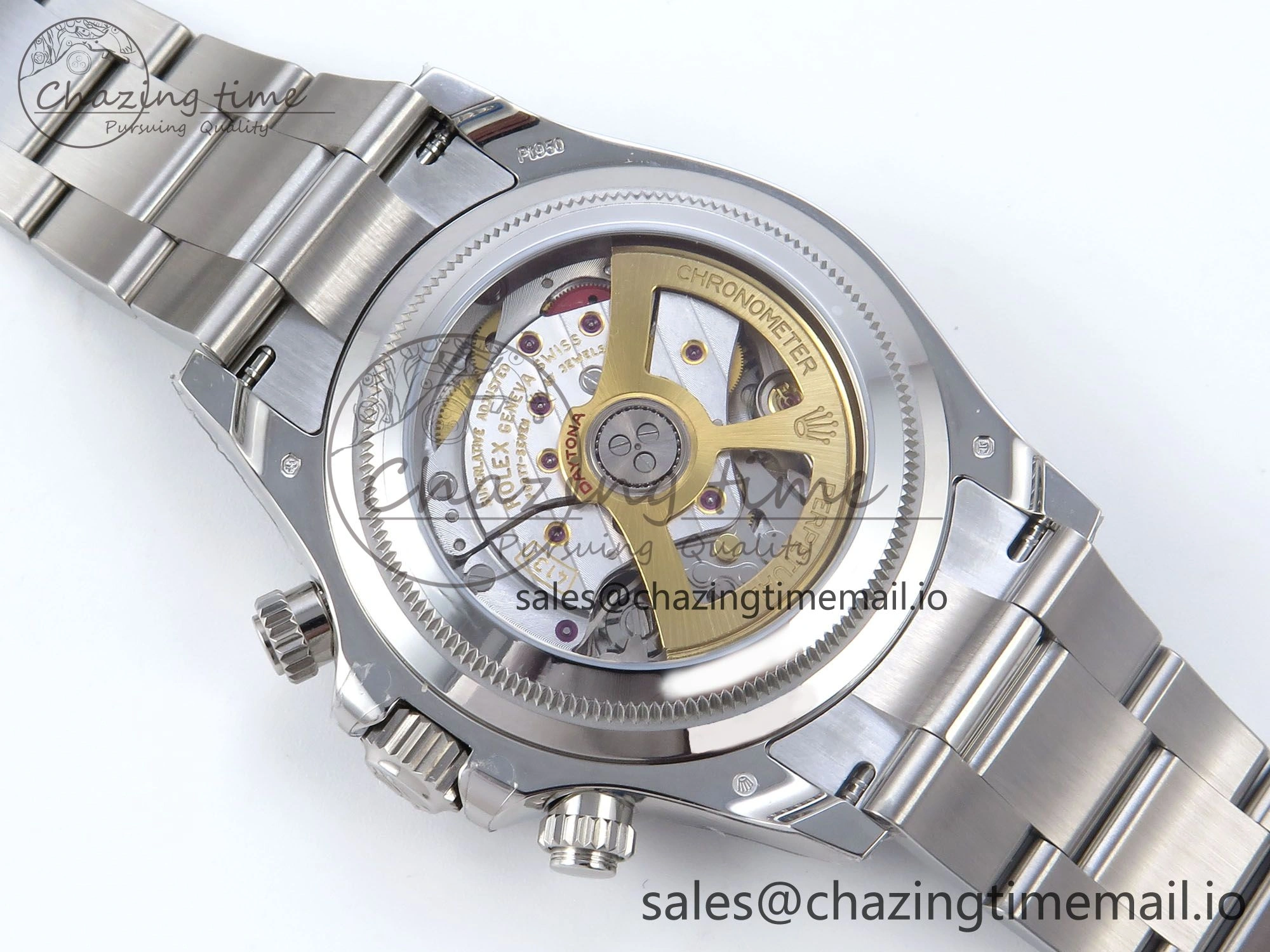 Daytona 126506 VSF 40mm SS 1:1 Best Edition Ice Blue Diamonds Dial on SS Bracelet SA4131 Super Clone