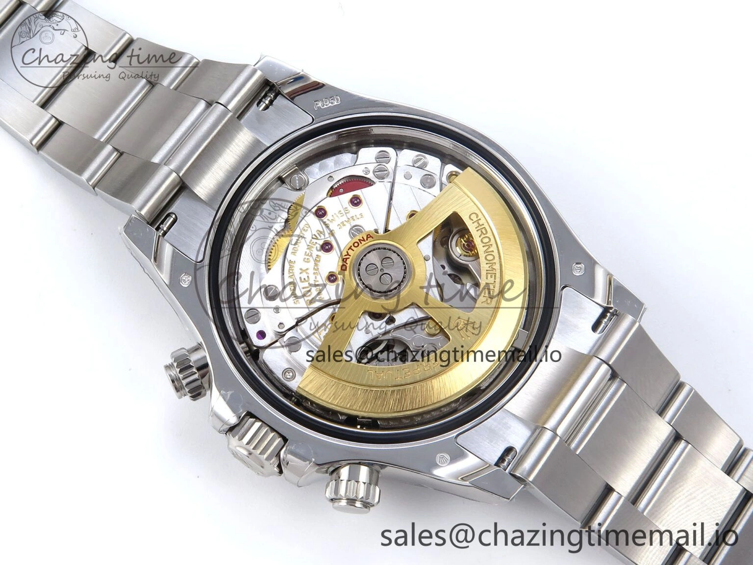 Daytona 126506 VSF 40mm SS 1:1 Best Edition Ice Blue Diamonds Dial on SS Bracelet SA4131 Super Clone