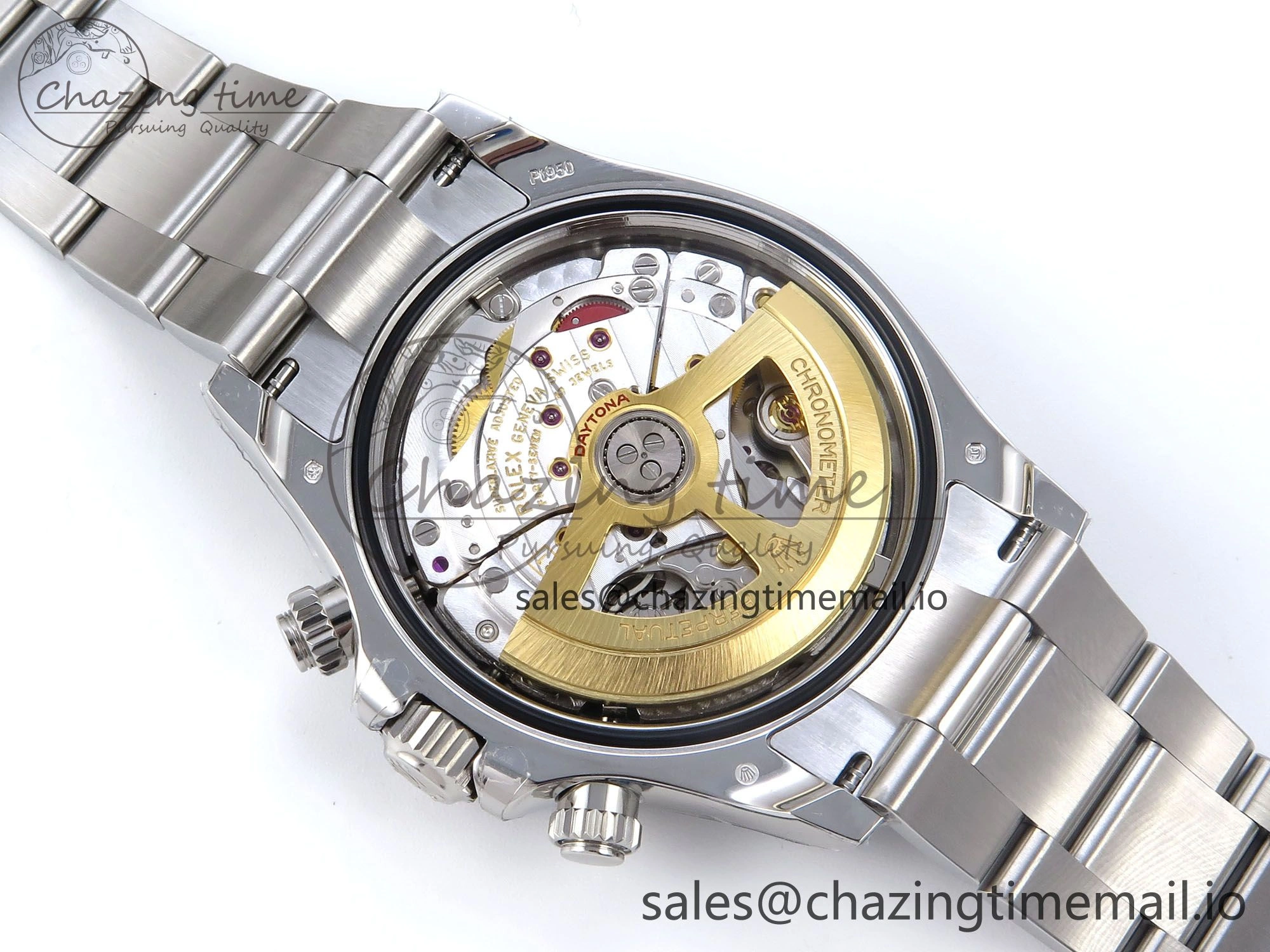 Daytona 126506 VSF 40mm SS 1:1 Best Edition Ice Blue Diamonds Dial on SS Bracelet SA4131 Super Clone