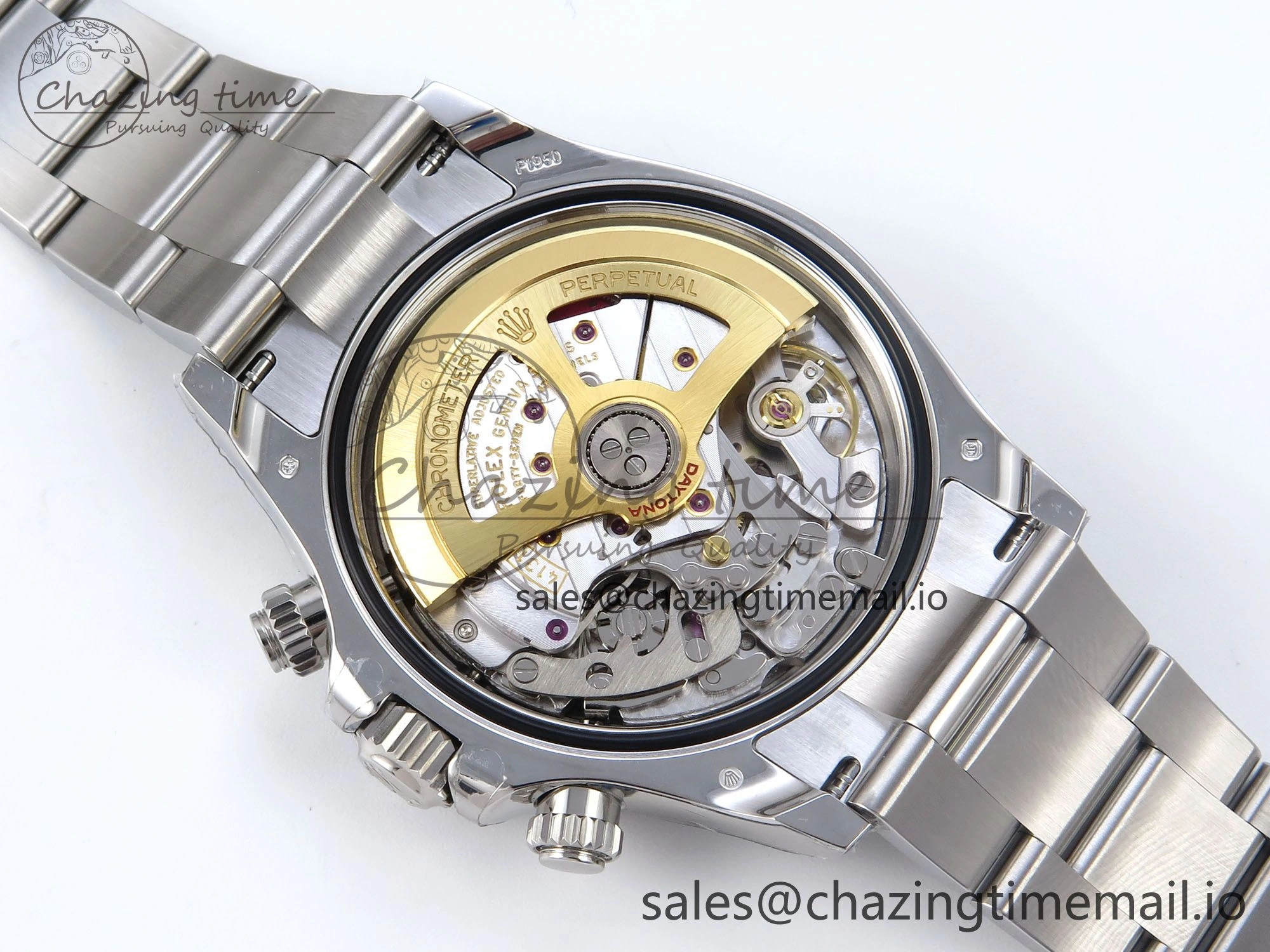 Daytona 126506 VSF 40mm SS 1:1 Best Edition Ice Blue Diamonds Dial on SS Bracelet SA4131 Super Clone