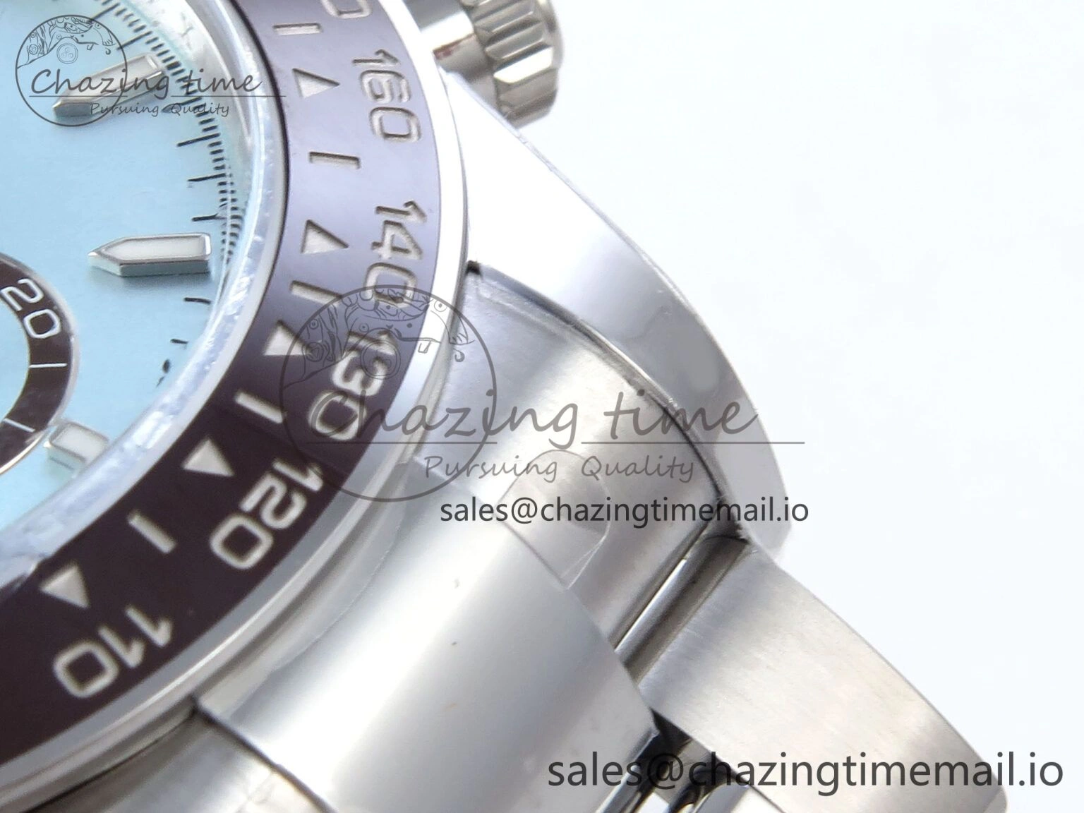 Daytona 126506 VSF 40mm SS 1:1 Best Edition Ice Blue Stick Dial on SS Bracelet SA4131 Super Clone