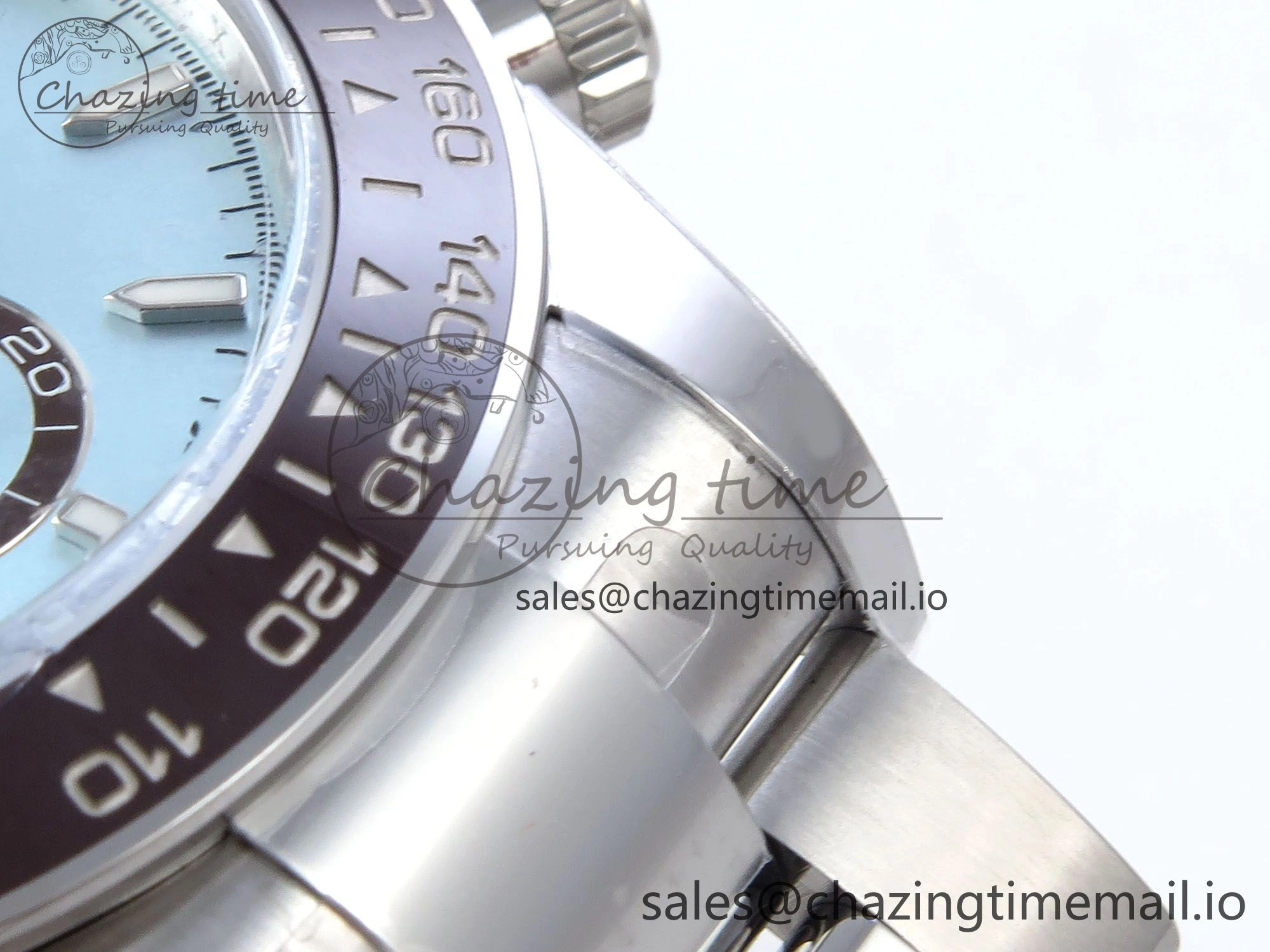 Daytona 126506 VSF 40mm SS 1:1 Best Edition Ice Blue Stick Dial on SS Bracelet SA4131 Super Clone