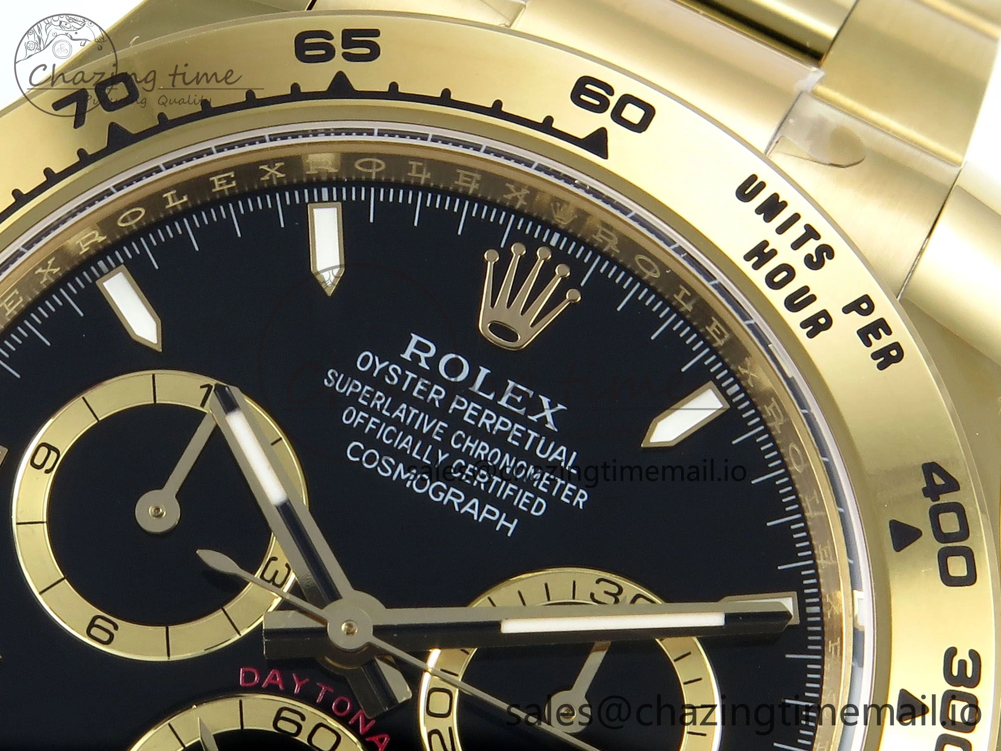 Daytona 126508 APSF 1:1 Best Edition Black Dial on YG Braclet SH4131