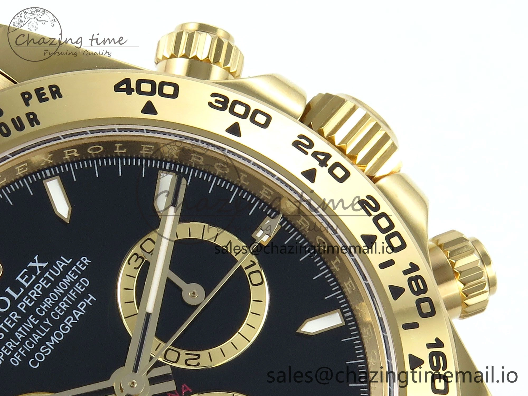 Daytona 126508 APSF 1:1 Best Edition Black Dial on YG Braclet SH4131