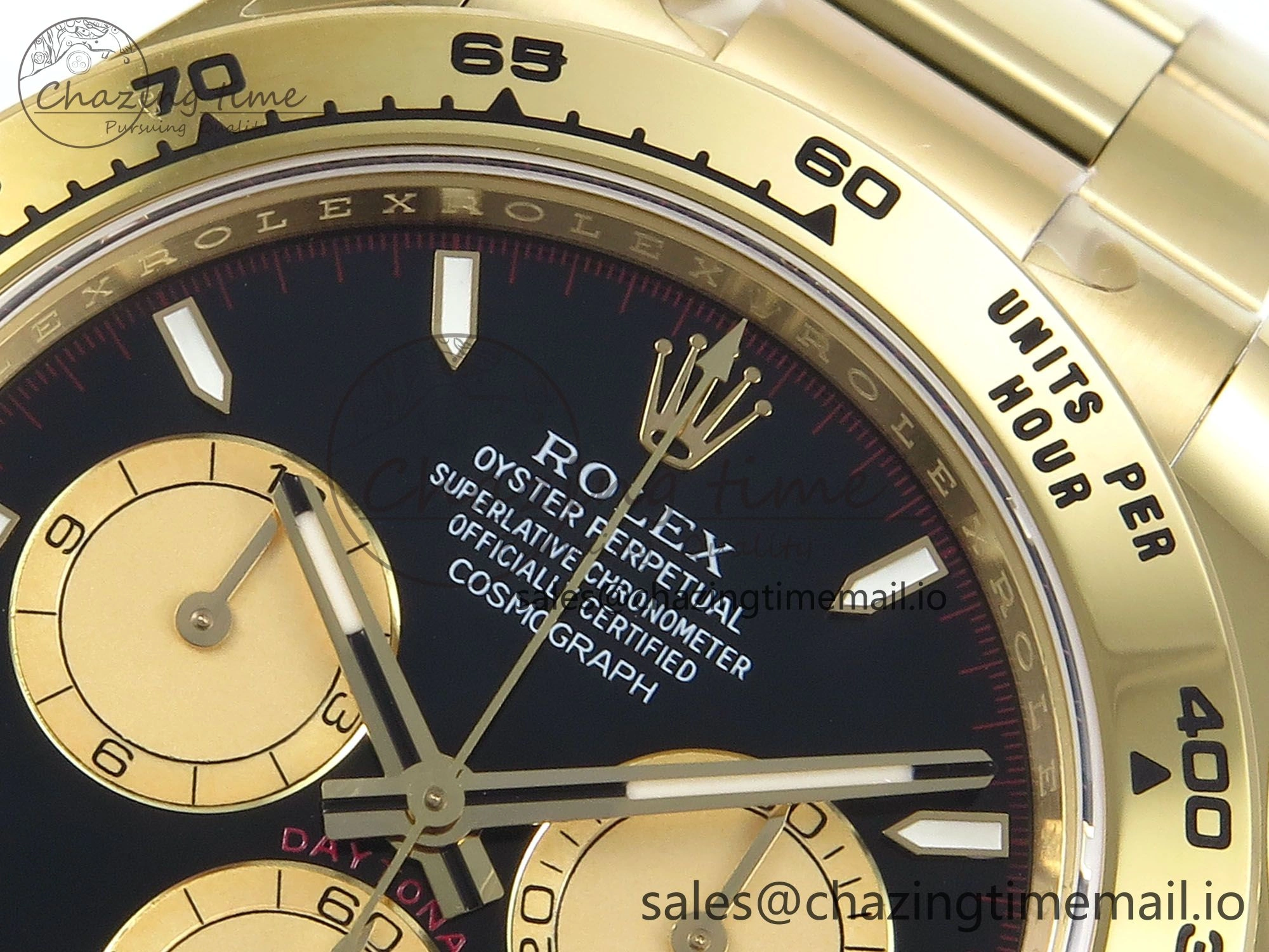 Daytona 126508 APSF 1:1 Best Edition Black YG Stick Dial on YG Braclet SH4131
