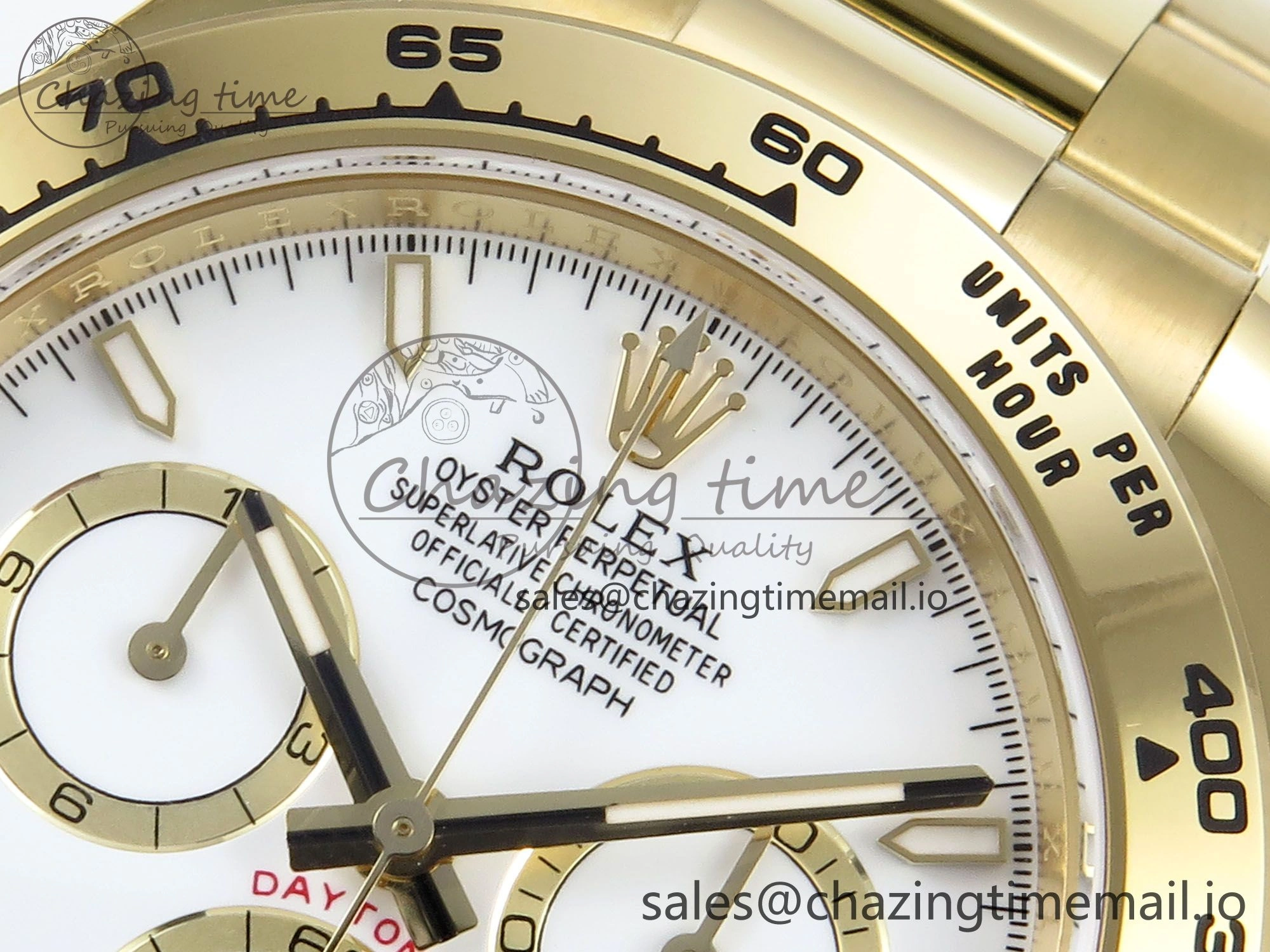 Daytona 126508 APSF 1:1 Best Edition White Dial on YG Braclet SH4131