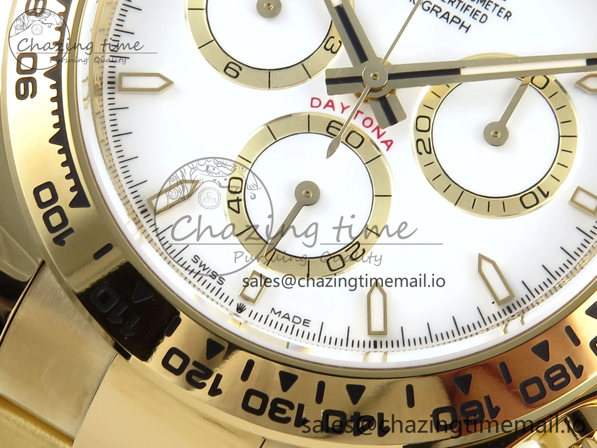 Daytona 126508 APSF 1:1 Best Edition White Dial on YG Braclet SH4131