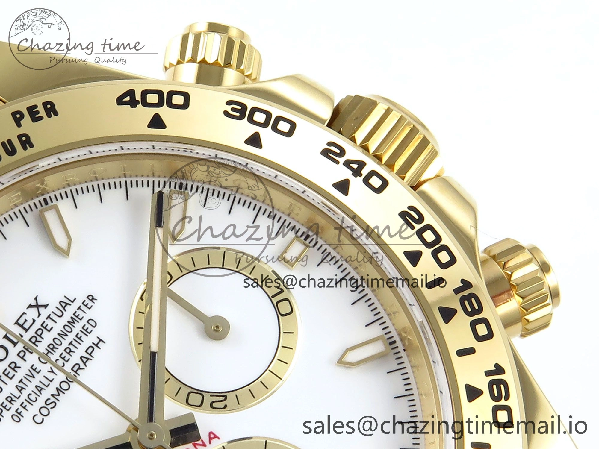 Daytona 126508 APSF 1:1 Best Edition White Dial on YG Braclet SH4131