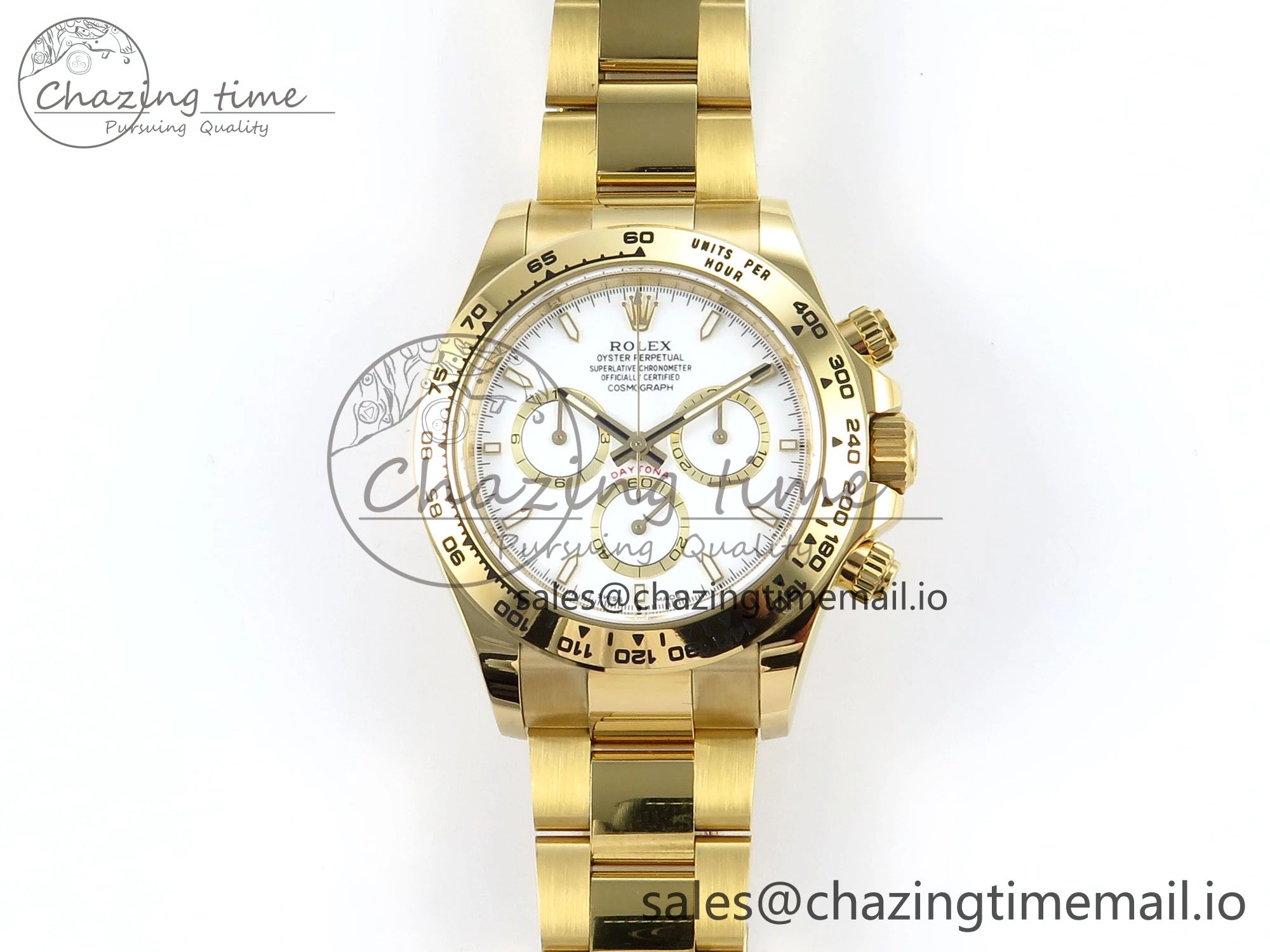 Daytona 126508 APSF 1:1 Best Edition White Dial on YG Braclet SH4131