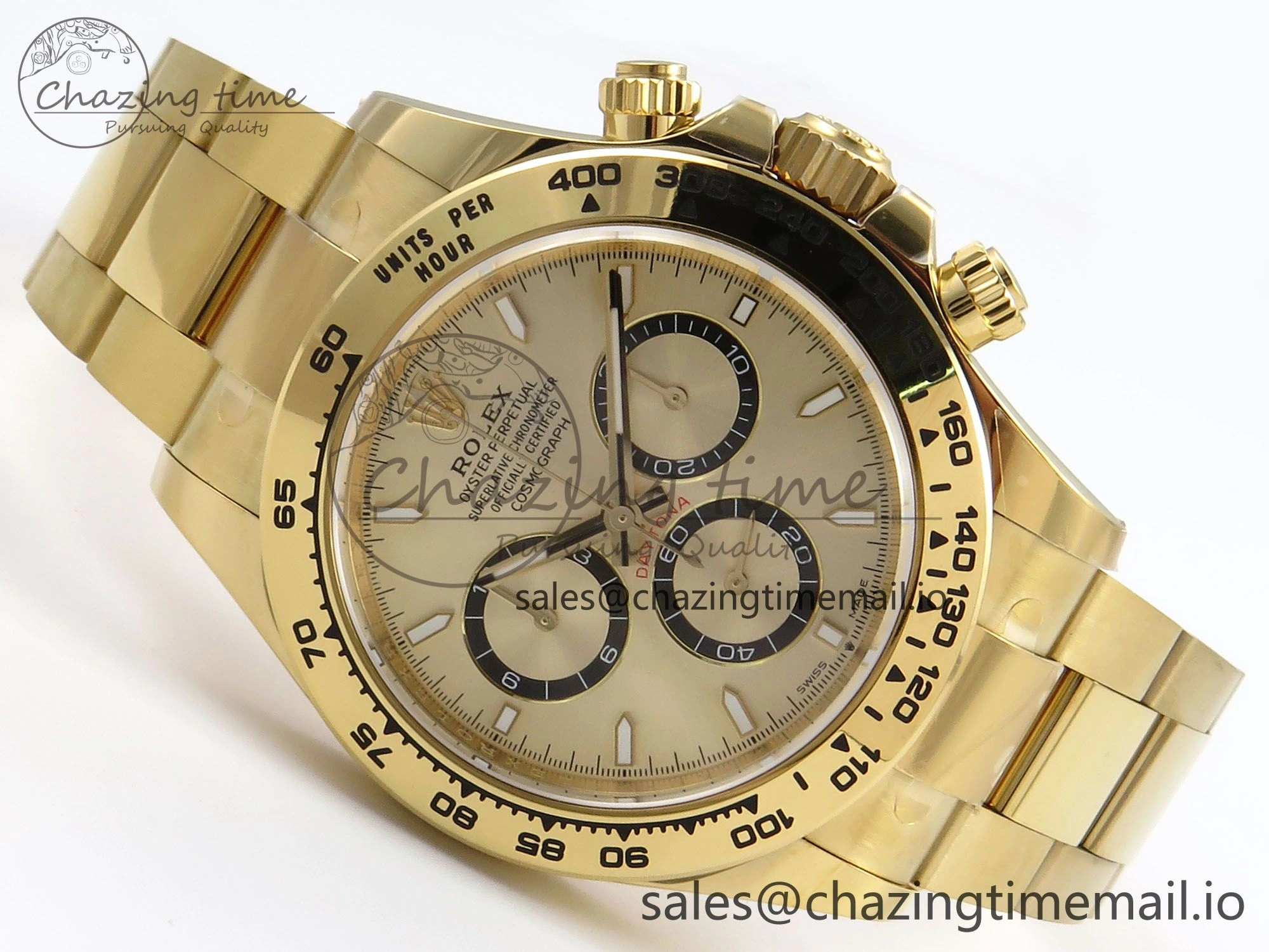 Daytona 126508 APSF 1:1 Best Edition YG Dial on YG Bracelet SH4131