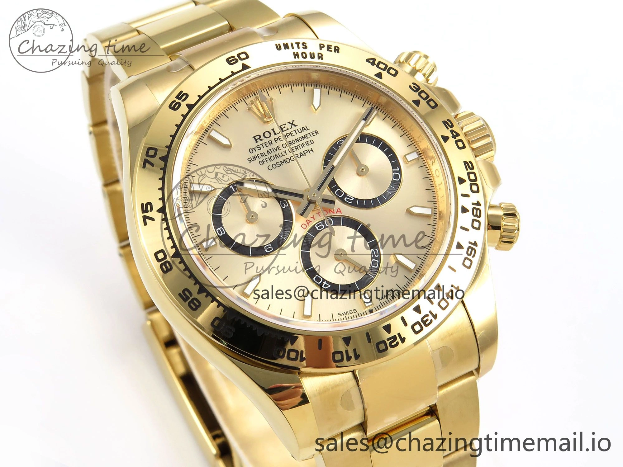 Daytona 126508 APSF 1:1 Best Edition YG Dial on YG Bracelet SH4131