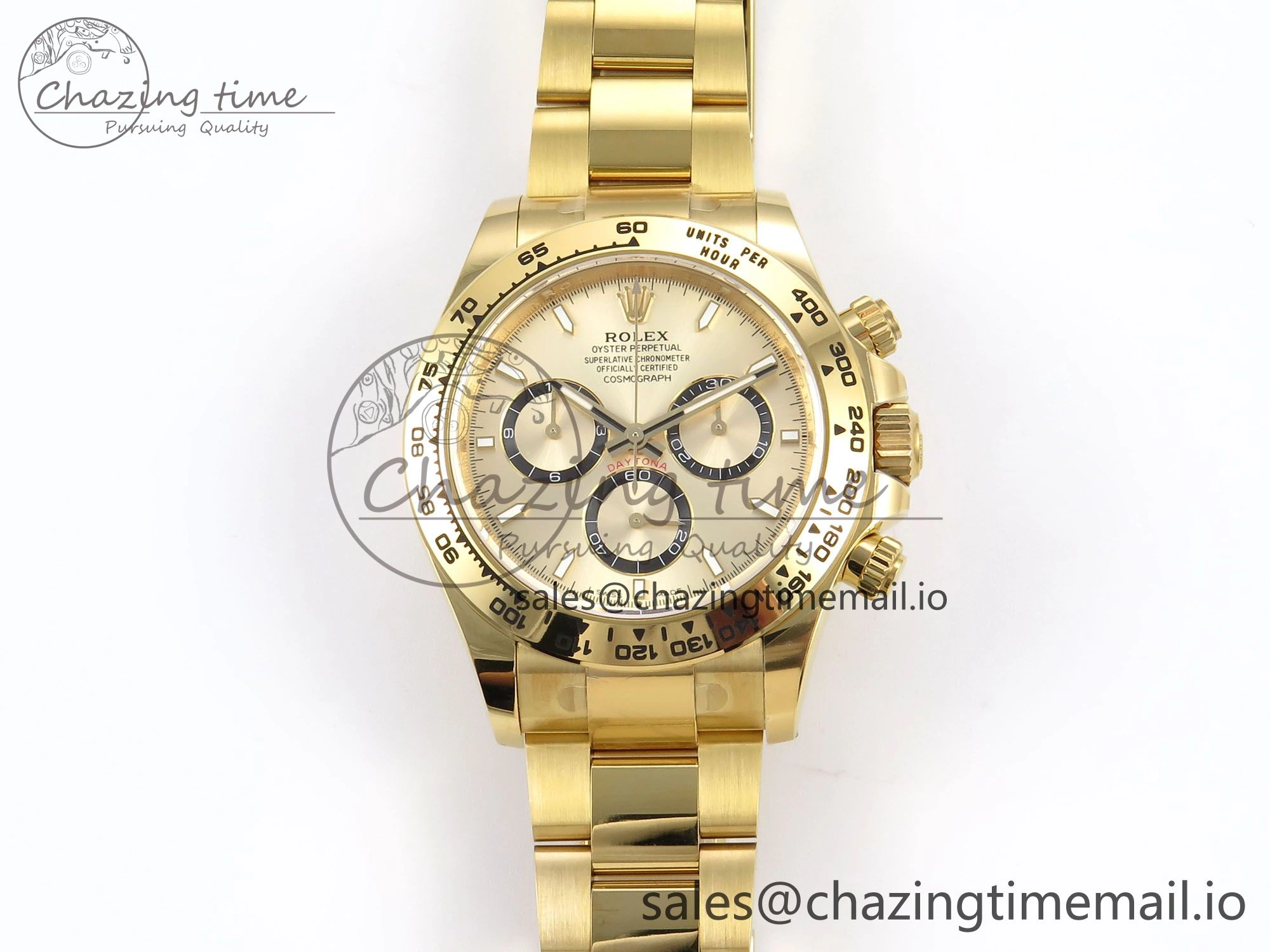Daytona 126508 APSF 1:1 Best Edition YG Dial on YG Bracelet SH4131