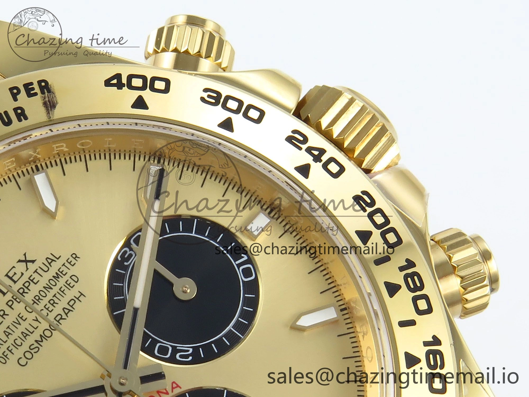 Daytona 126508 APSF 1:1 Best Edition YG Black Dial on YG Braclet SH4131