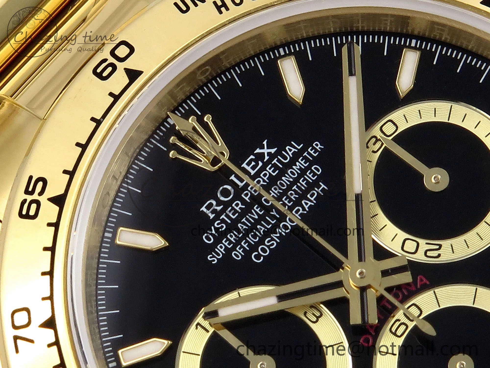 Daytona 126508 QF 1:1 Best Edition Black Dial on YG Braclet SH4131 V5