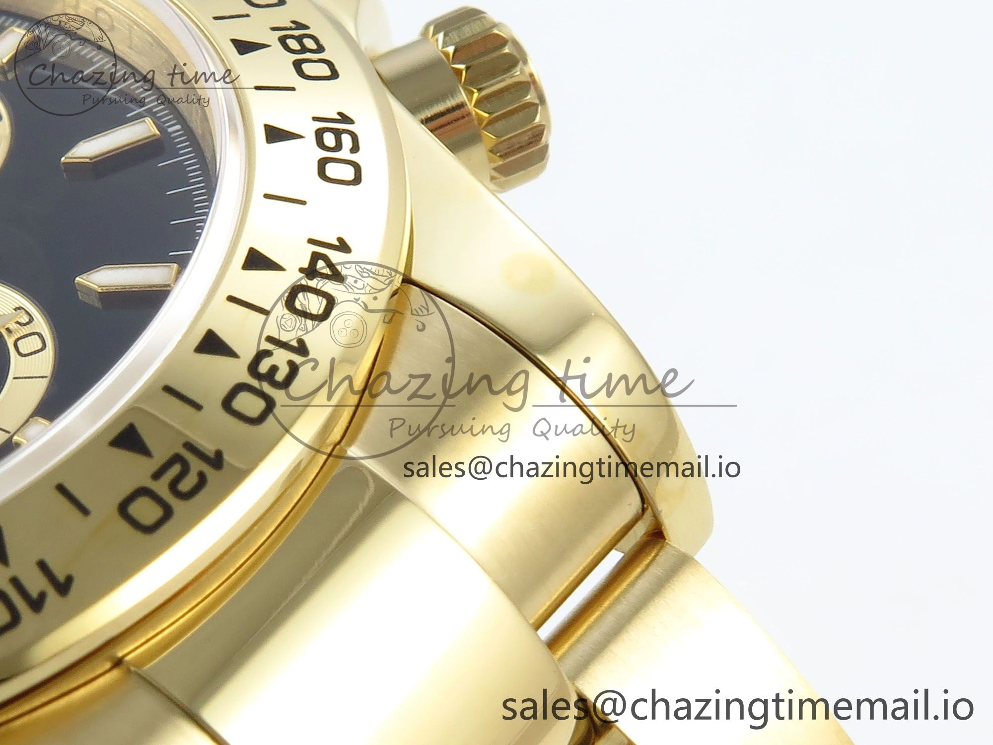 Daytona 126508 QF 1:1 Best Edition Black Dial on YG Braclet SH4131 V5