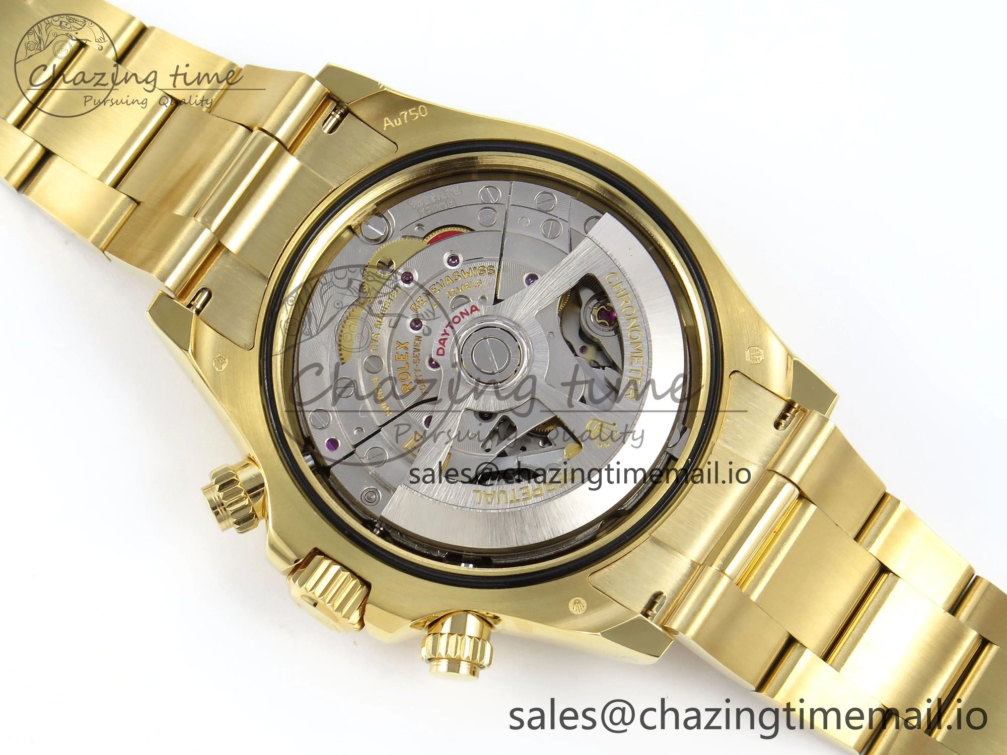 Daytona 126508 QF 1:1 Best Edition Black YG Dial on YG Braclet SH4131 V5