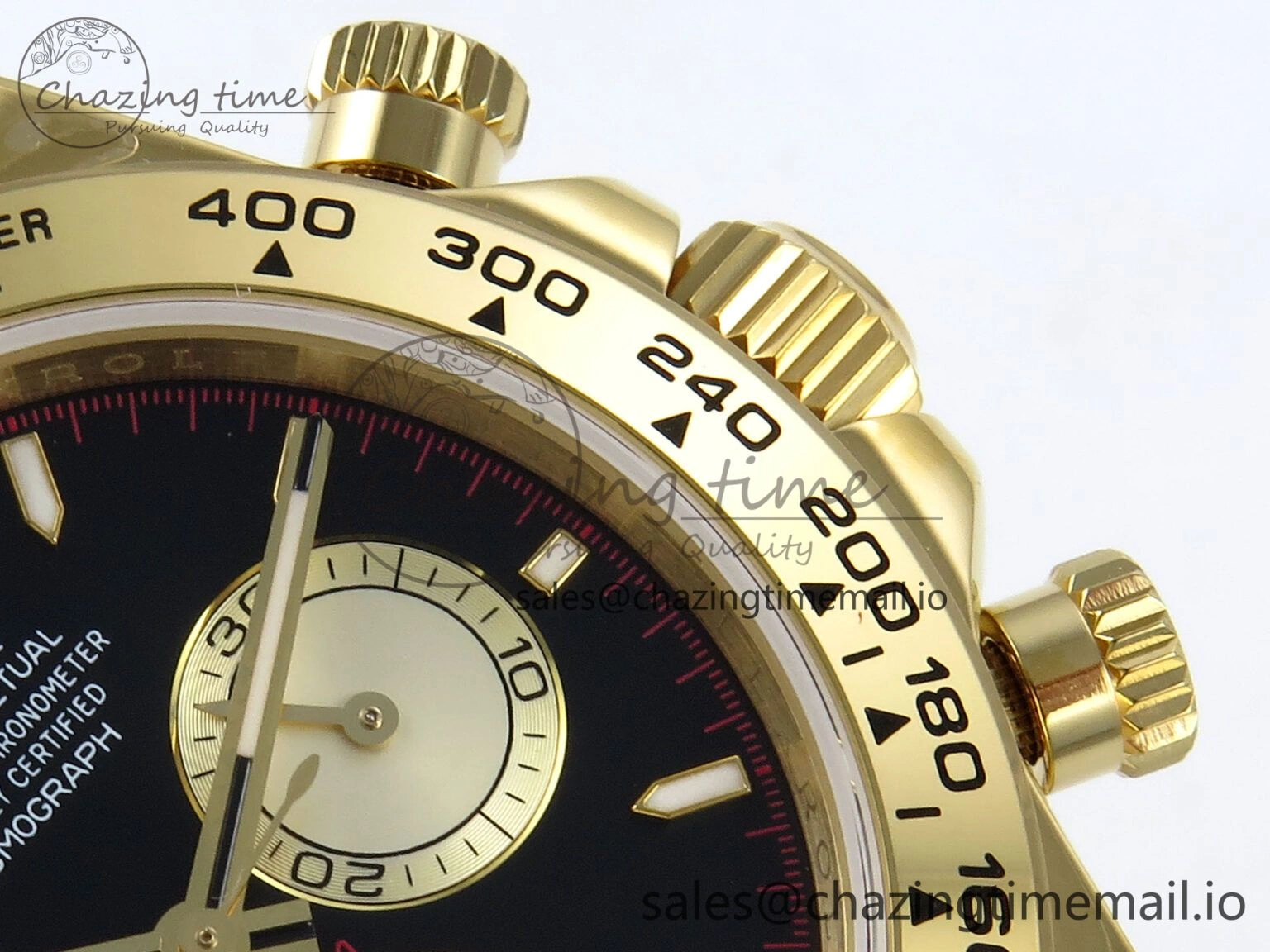 Daytona 126508 QF 1:1 Best Edition Black YG Dial on YG Braclet SH4131 V5