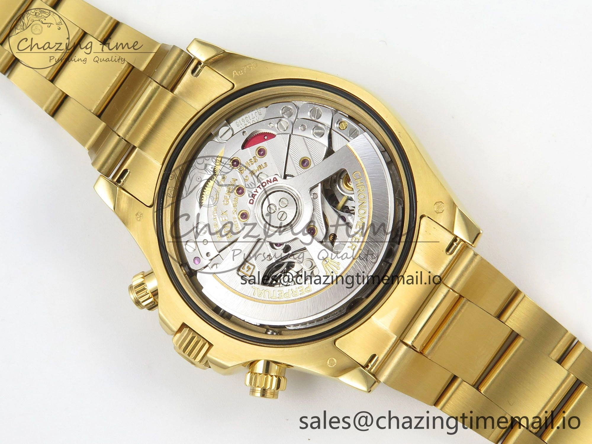 Daytona 126508 QF 1:1 Best Edition Green Dial Stick Markers On YG Bracelet SH4131 V6（Gain Weight）