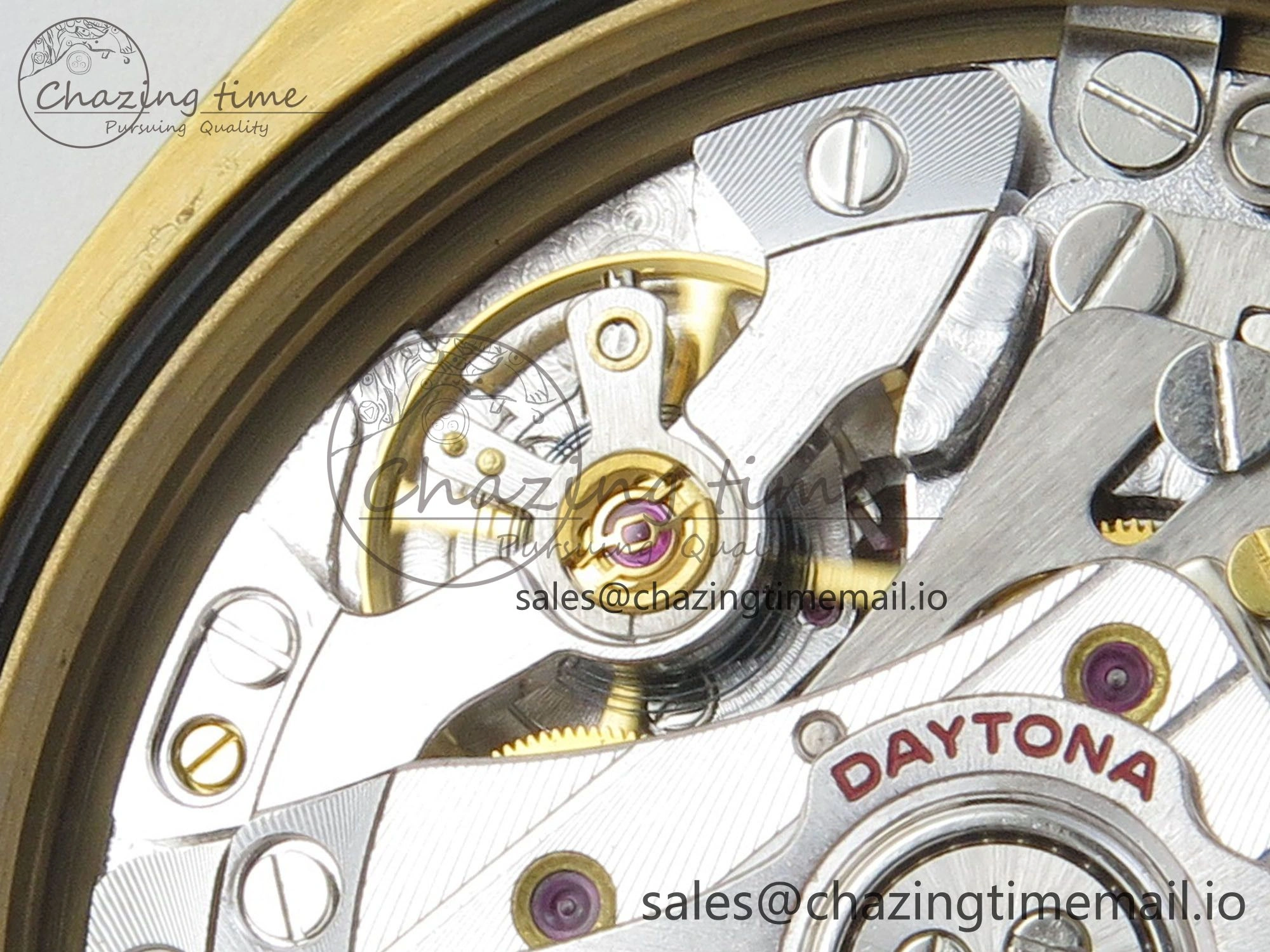 Daytona 126508 QF 1:1 Best Edition Green Dial Stick Markers On YG Bracelet SH4131 V6（Gain Weight）