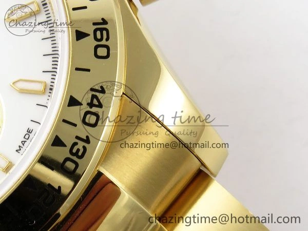 Daytona 126508 QF 1:1 Best Edition White Dial on YG Braclet SH4131 V5