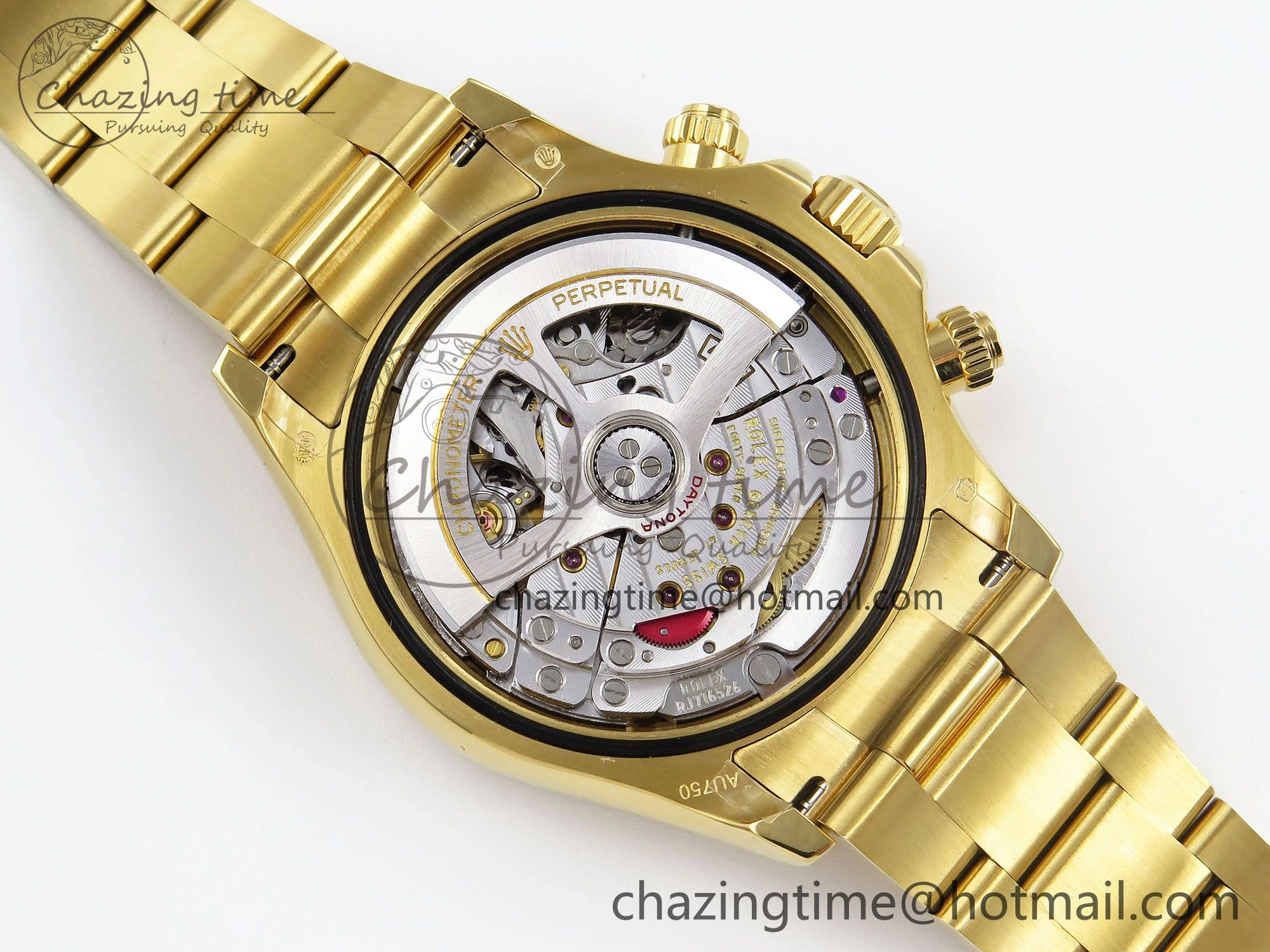 Daytona 126508 QF 1:1 Best Edition White Dial on YG Braclet SH4131 V5