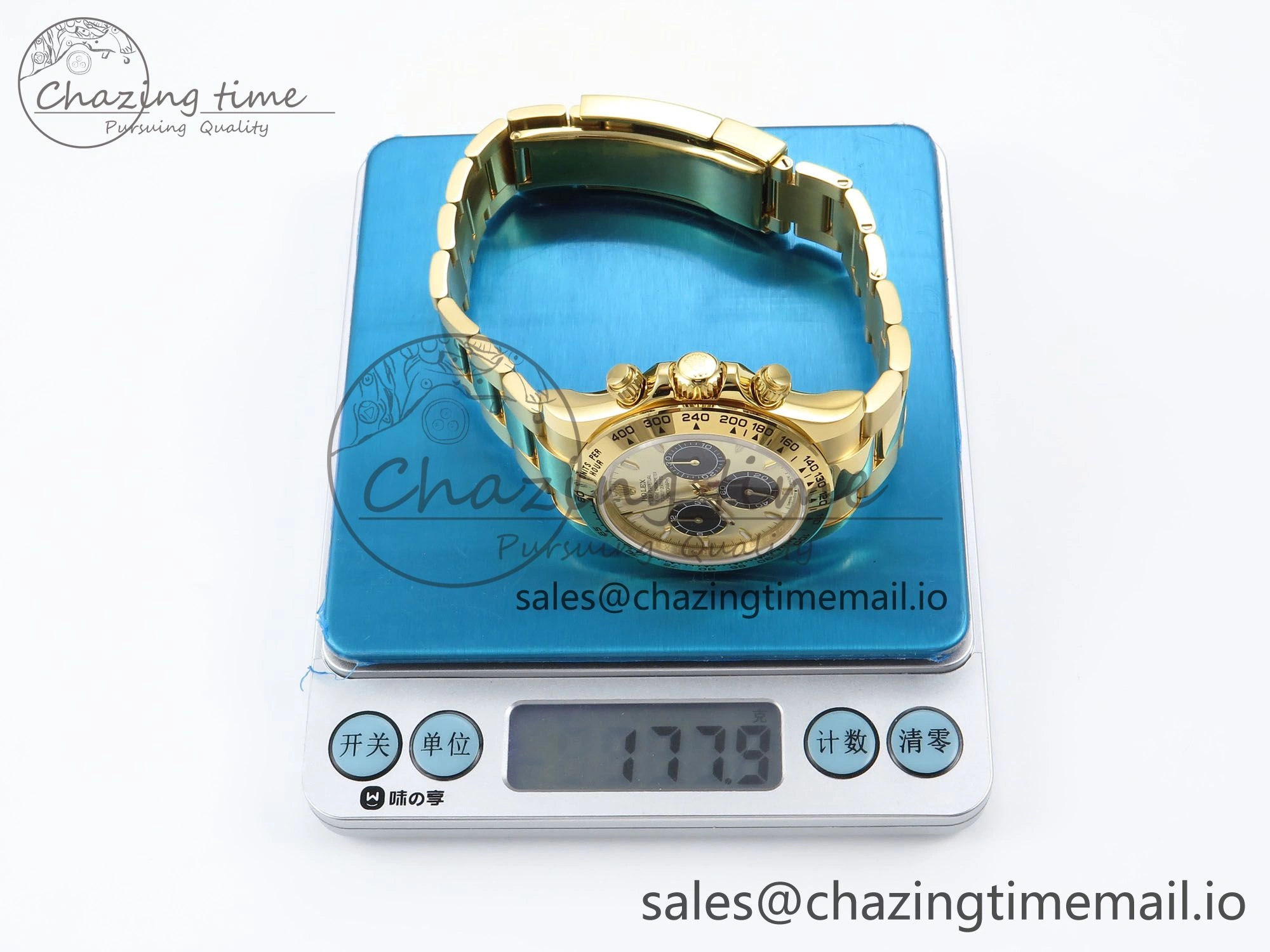 Daytona 126508 QF 1:1 Best Edition YG Dial on YG Bracelet SH4131 V6 (Gain Weight）