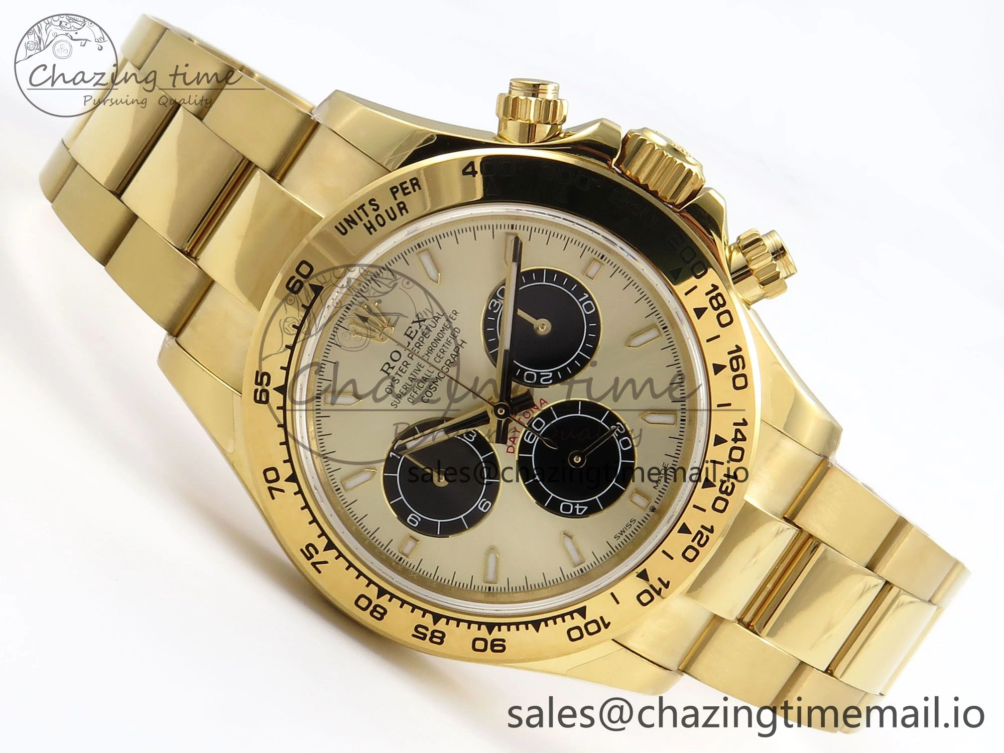 Daytona 126508 QF 1:1 Best Edition YG Dial on YG Bracelet SH4131 V6 (Gain Weight）
