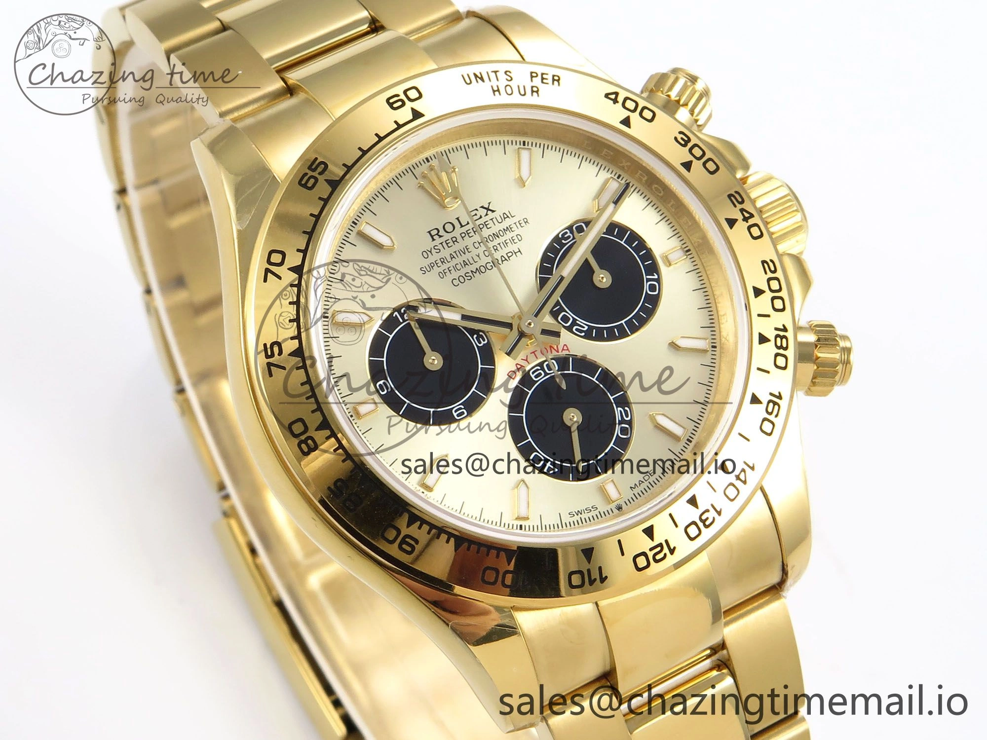 Daytona 126508 QF 1:1 Best Edition YG Dial on YG Bracelet SH4131 V6 (Gain Weight）