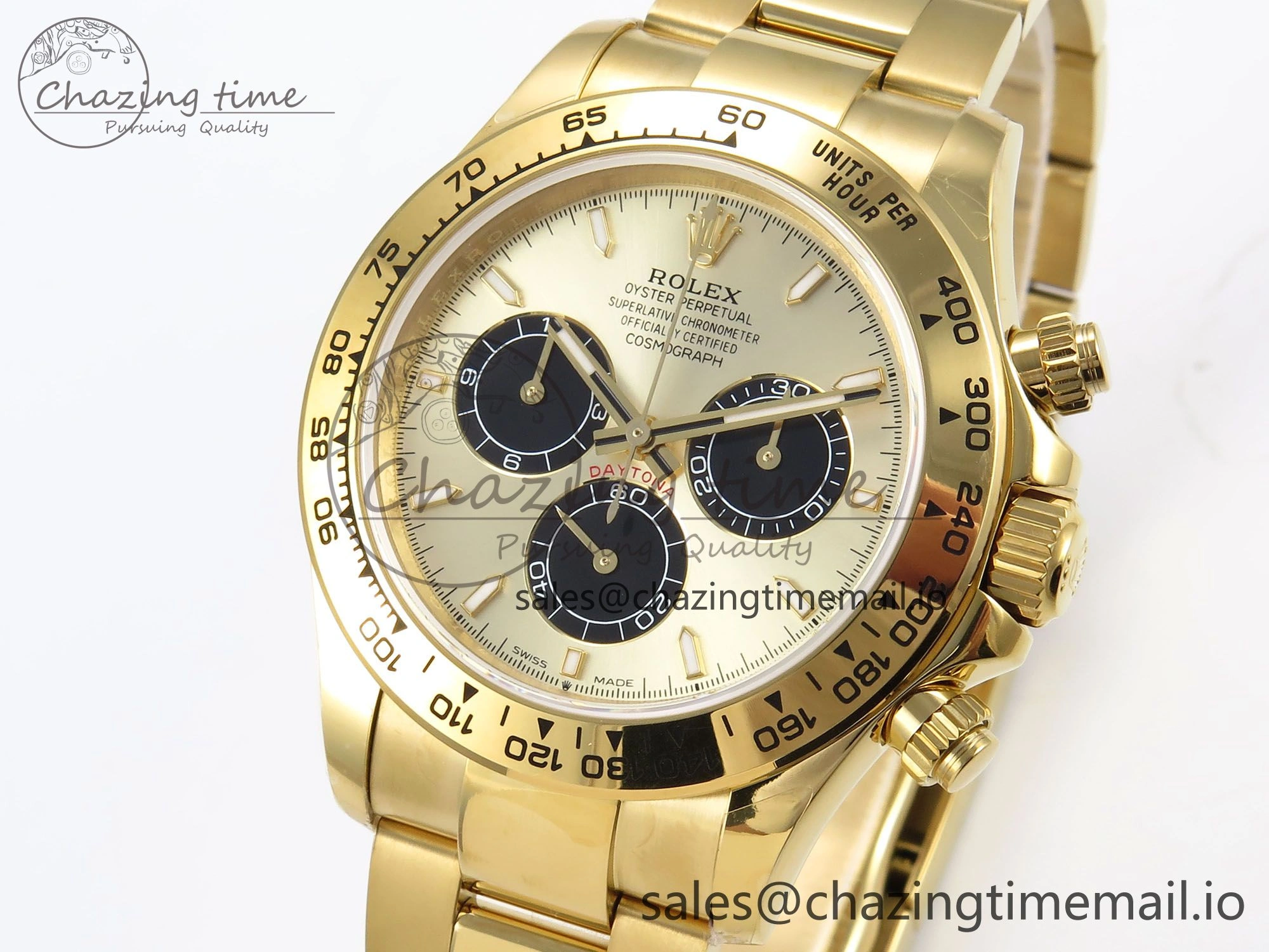 Daytona 126508 QF 1:1 Best Edition YG Dial on YG Bracelet SH4131 V6 (Gain Weight）