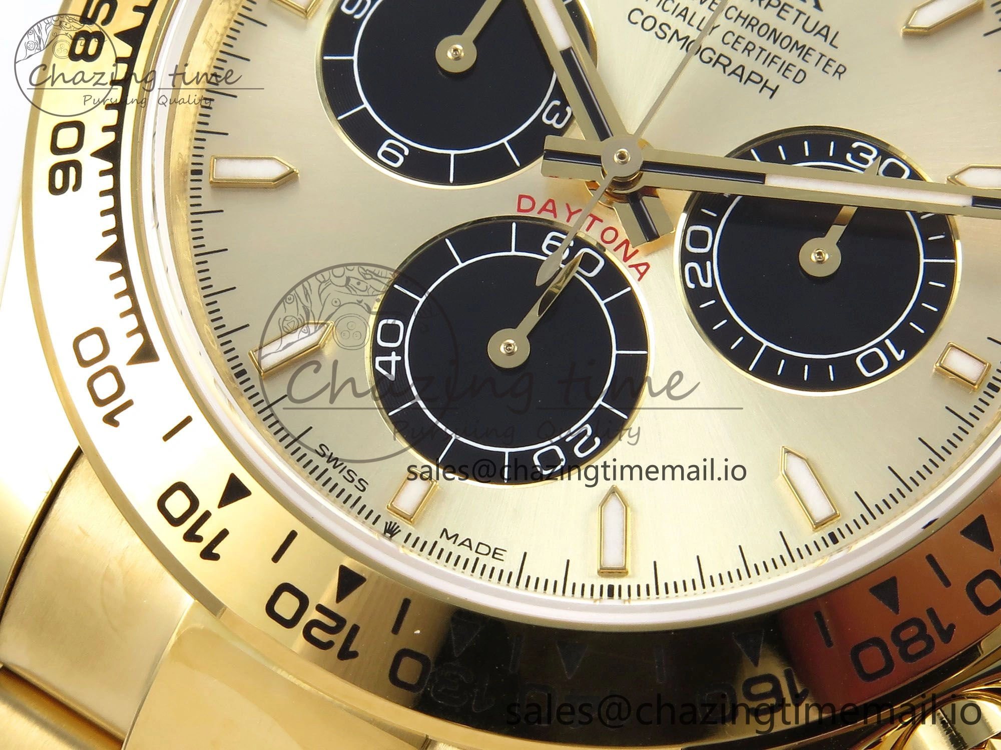 Daytona 126508 QF 1:1 Best Edition YG Dial on YG Bracelet SH4131 V6 (Gain Weight）