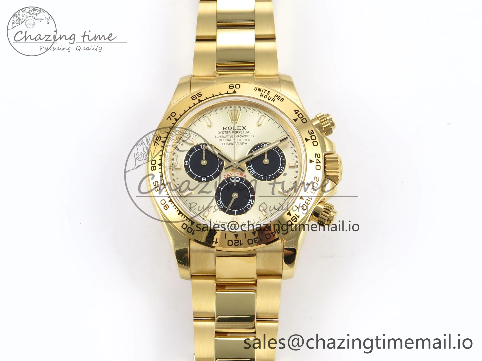 Daytona 126508 QF 1:1 Best Edition YG Dial on YG Bracelet SH4131 V6 (Gain Weight）