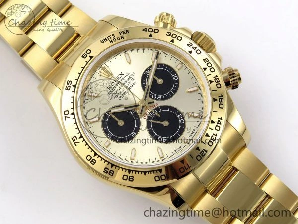 Daytona 126508 QF 1:1 Best Edition YG Black Dial on YG Braclet SH4131 V5