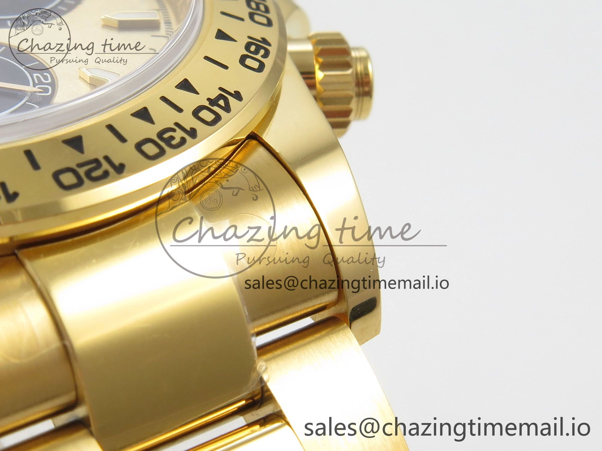Daytona 126508 VSF 1:1 Best Edition YG Dial Black Subdial On Oyster Bracelet DD4131(Gain Weight)