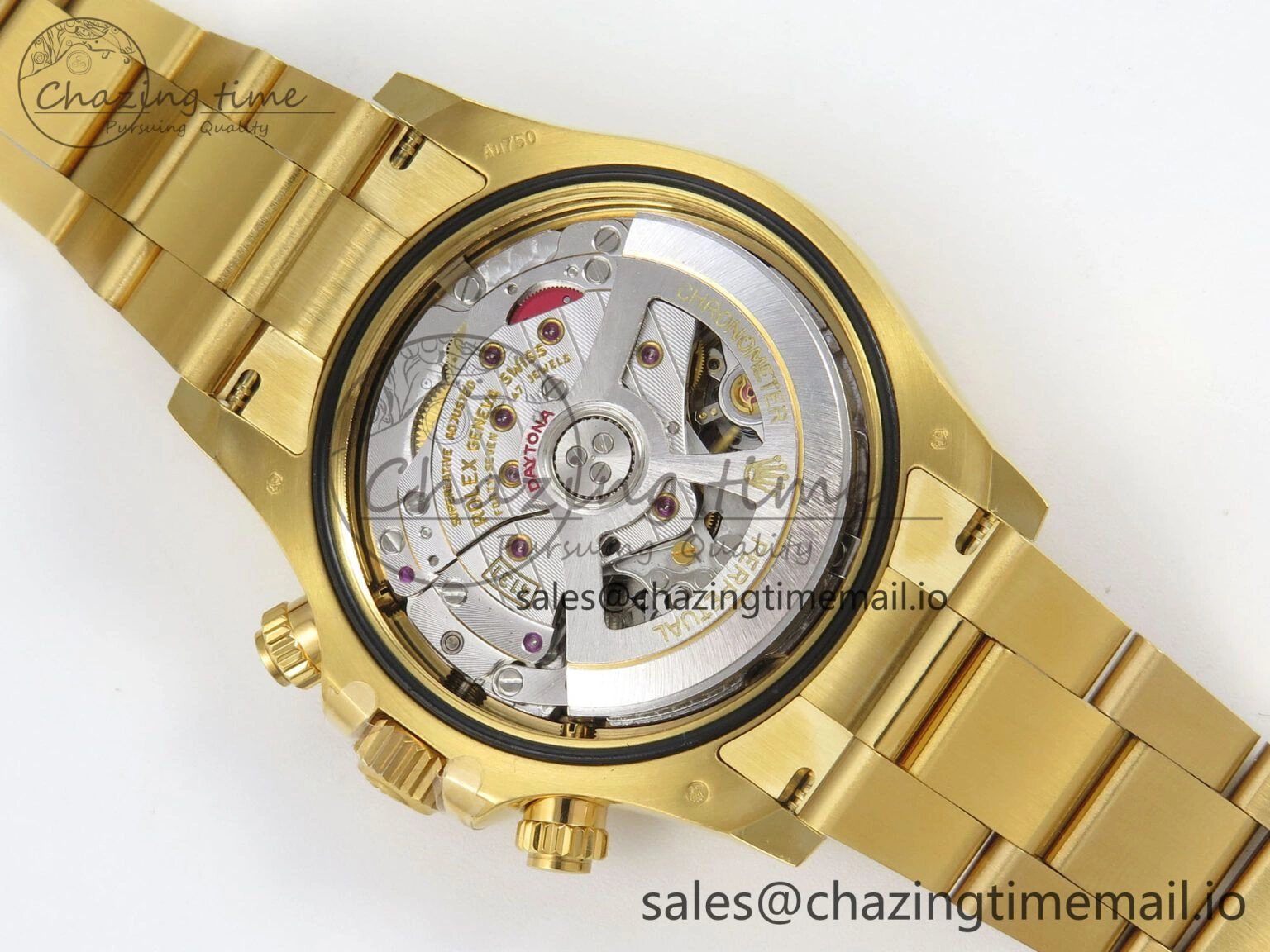 Daytona 126508 YG APSF 1:1 Best Edition Green Dial Stick Markers On 904L YG Bracelet SH4131