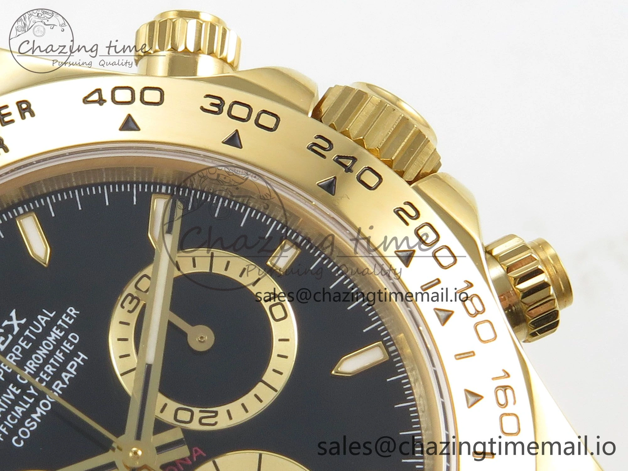 Daytona 126508 YG Clean 1:1 Best Edition Black Dial on YG Bracelet Super Clone DD4131