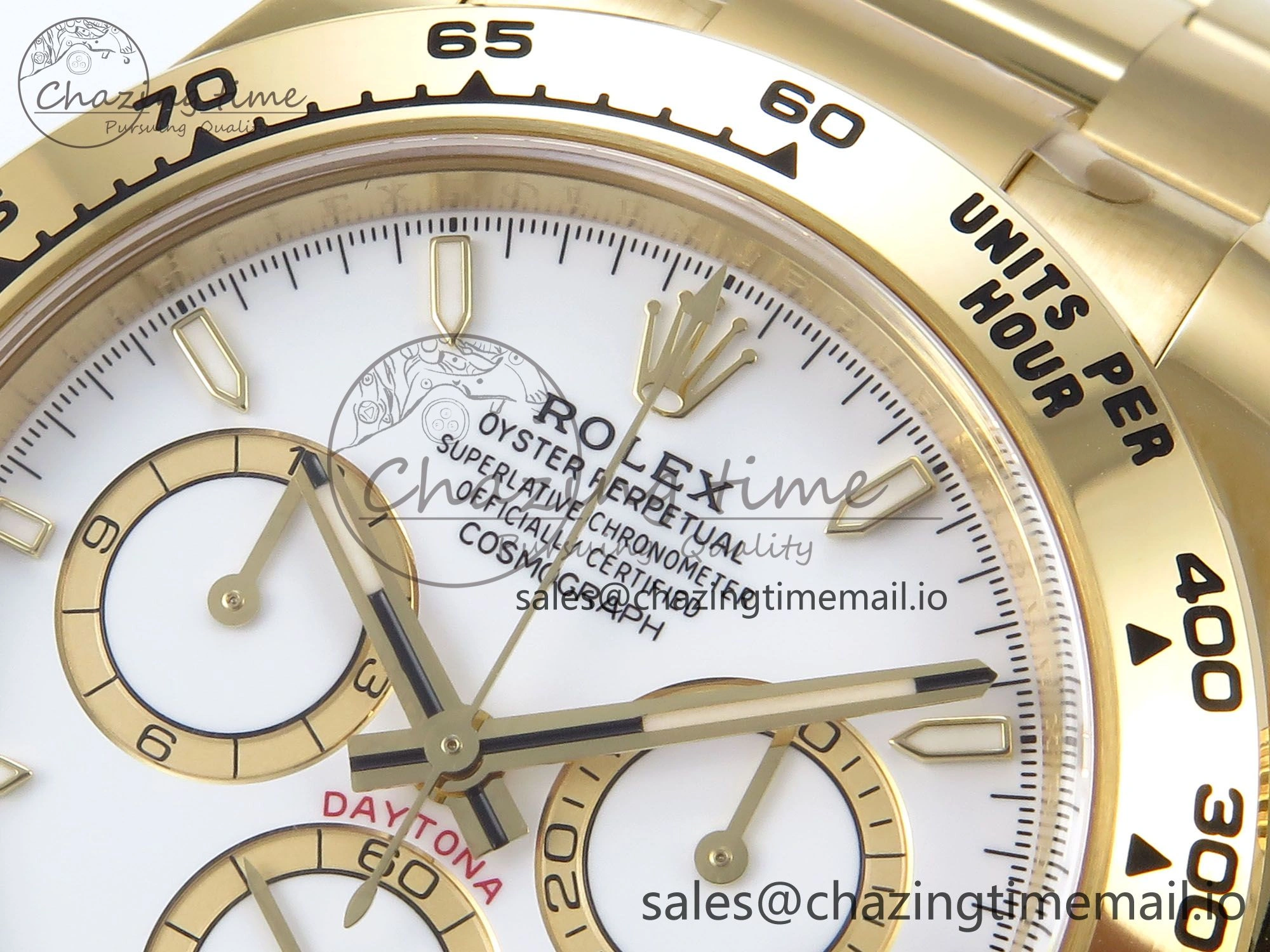 Daytona 126508 YG Clean 1:1 Best Edition White Dial on YG Bracelet Super Clone DD4131