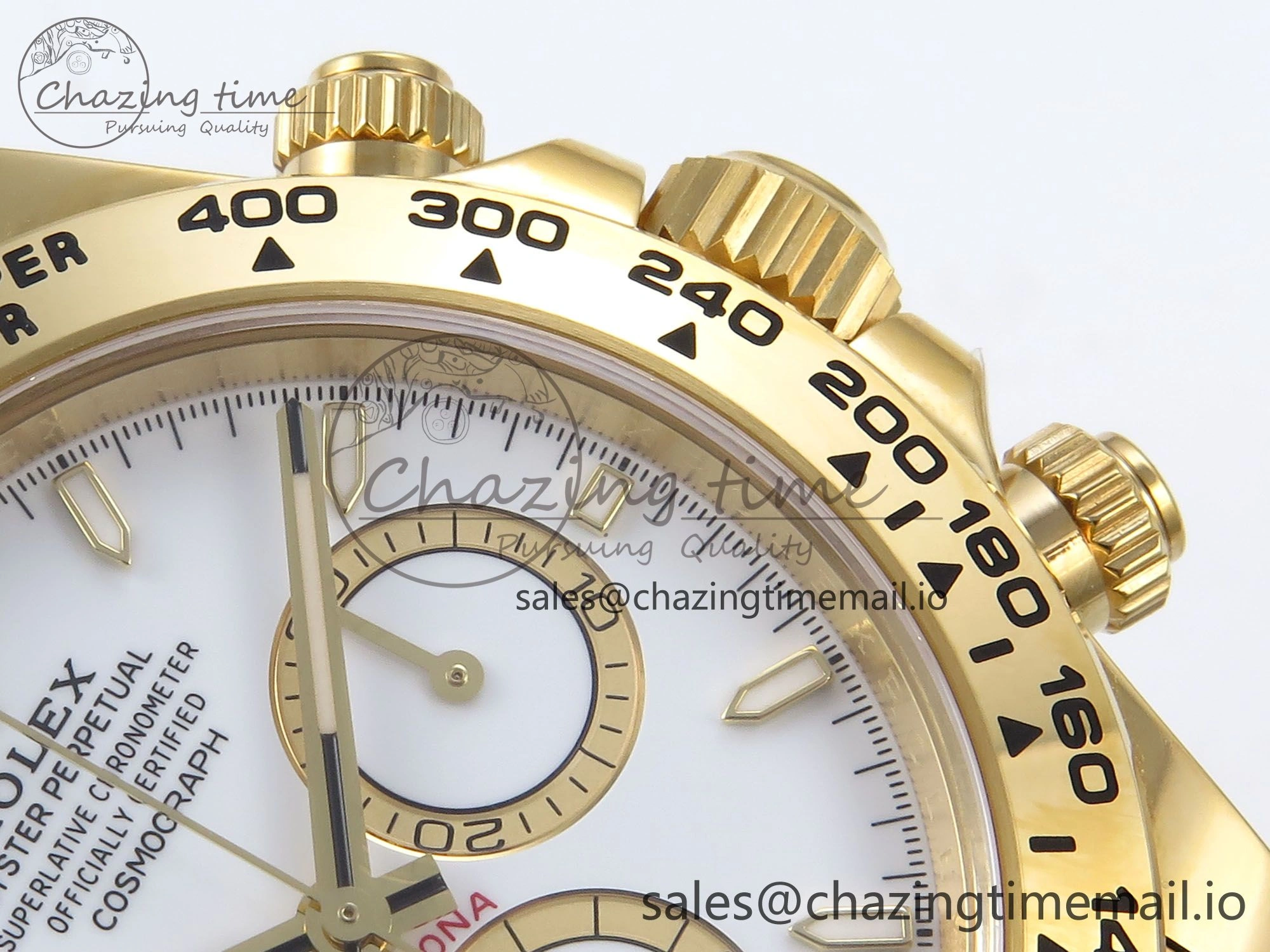 Daytona 126508 YG Clean 1:1 Best Edition White Dial on YG Bracelet Super Clone DD4131