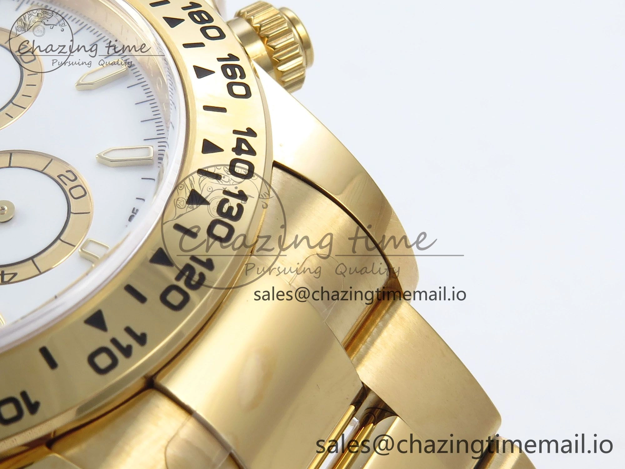 Daytona 126508 YG Clean 1:1 Best Edition White Dial on YG Bracelet Super Clone DD4131