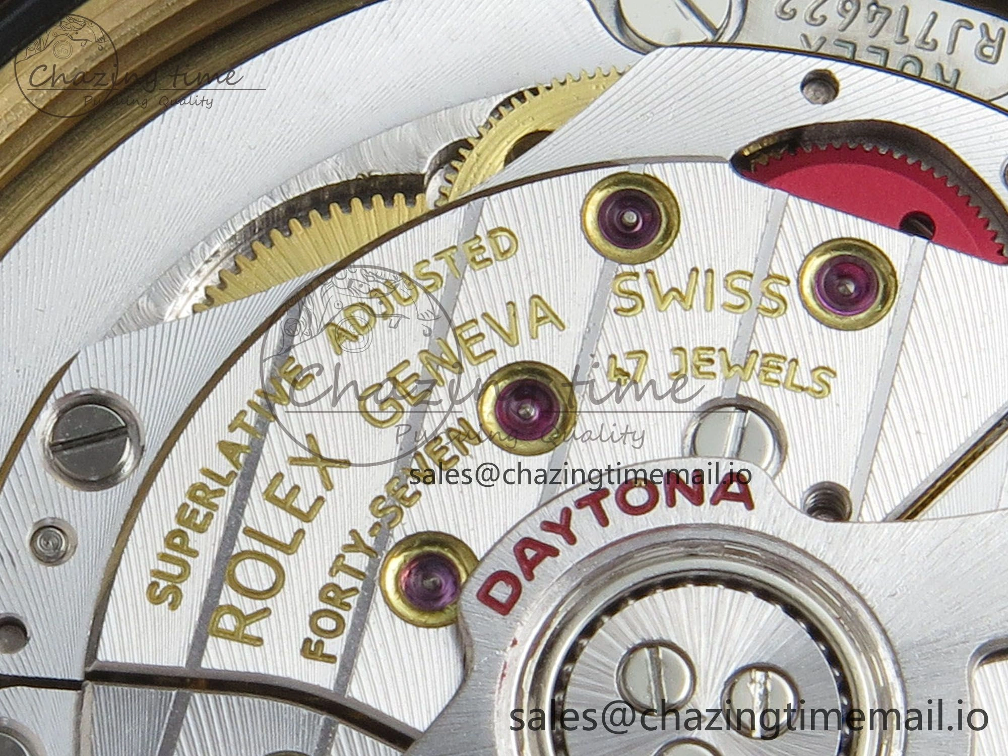 Daytona 126508 YG QF 1:1 Best Edition YG Dial Crystal Markers On YG Bracelet SH4131 V6 (Gain Weight)