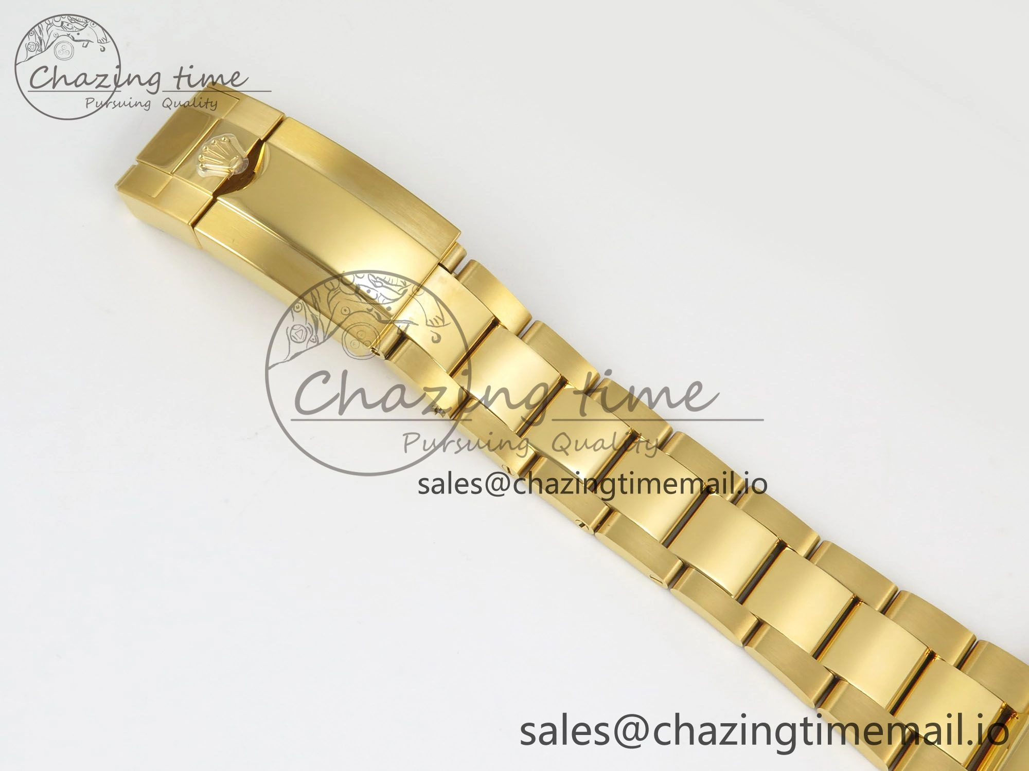 Daytona 126508 YG QF 1:1 Best Edition YG Dial Crystal Markers On YG Bracelet SH4131 V6 (Gain Weight)