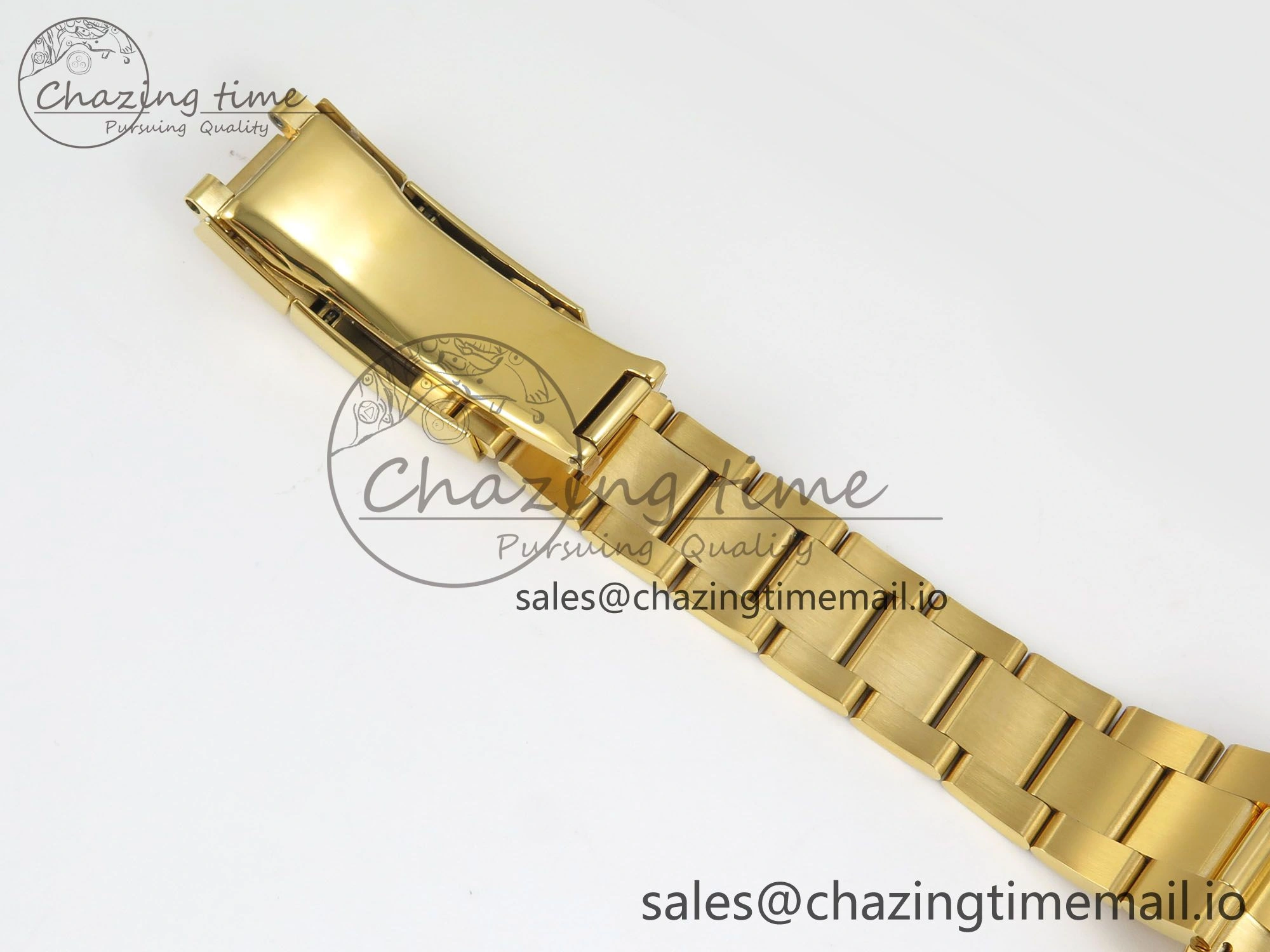 Daytona 126508 YG QF 1:1 Best Edition YG Dial Crystal Markers On YG Bracelet SH4131 V6 (Gain Weight)