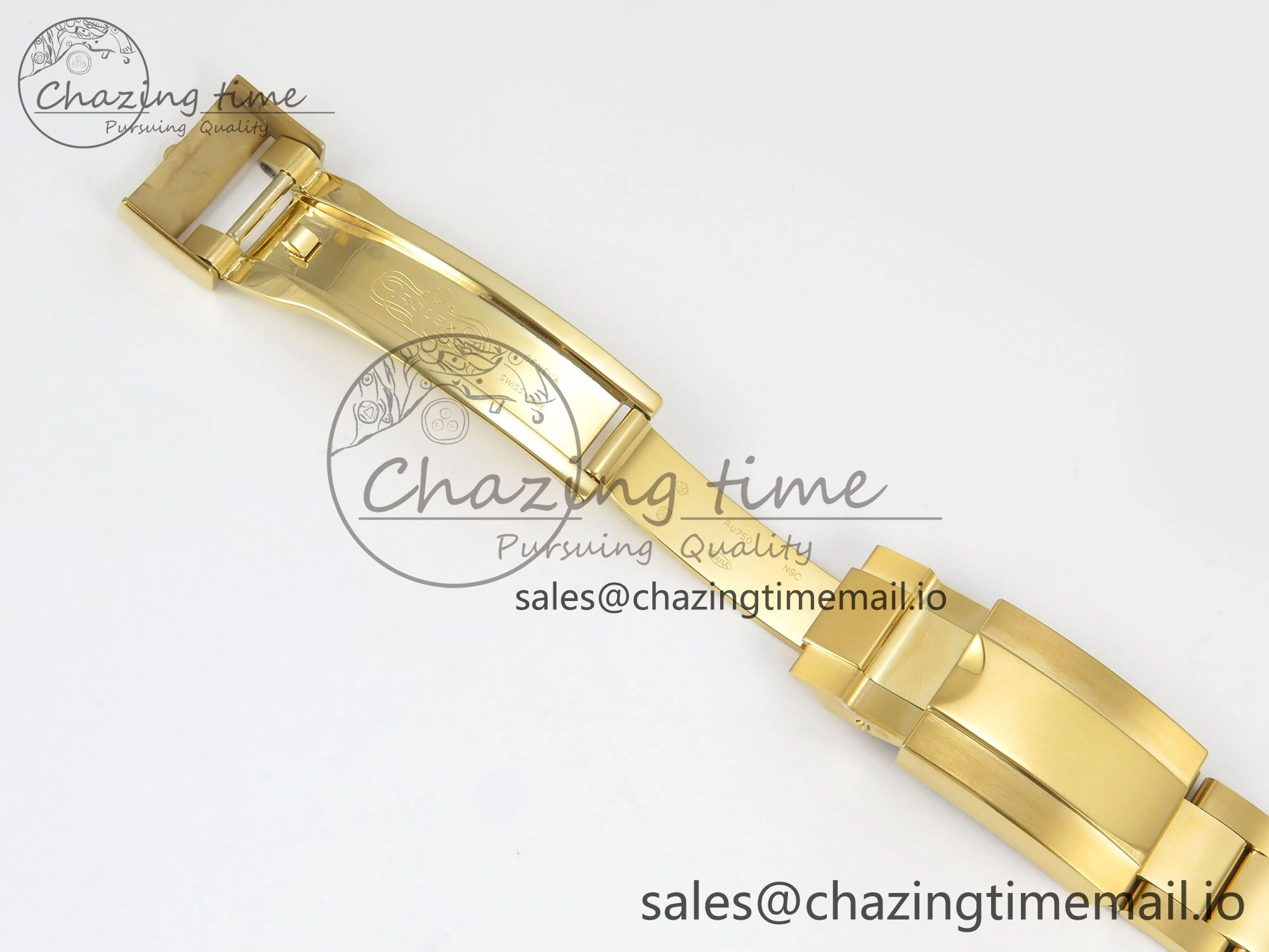 Daytona 126508 YG QF 1:1 Best Edition YG Dial Crystal Markers On YG Bracelet SH4131 V6 (Gain Weight)